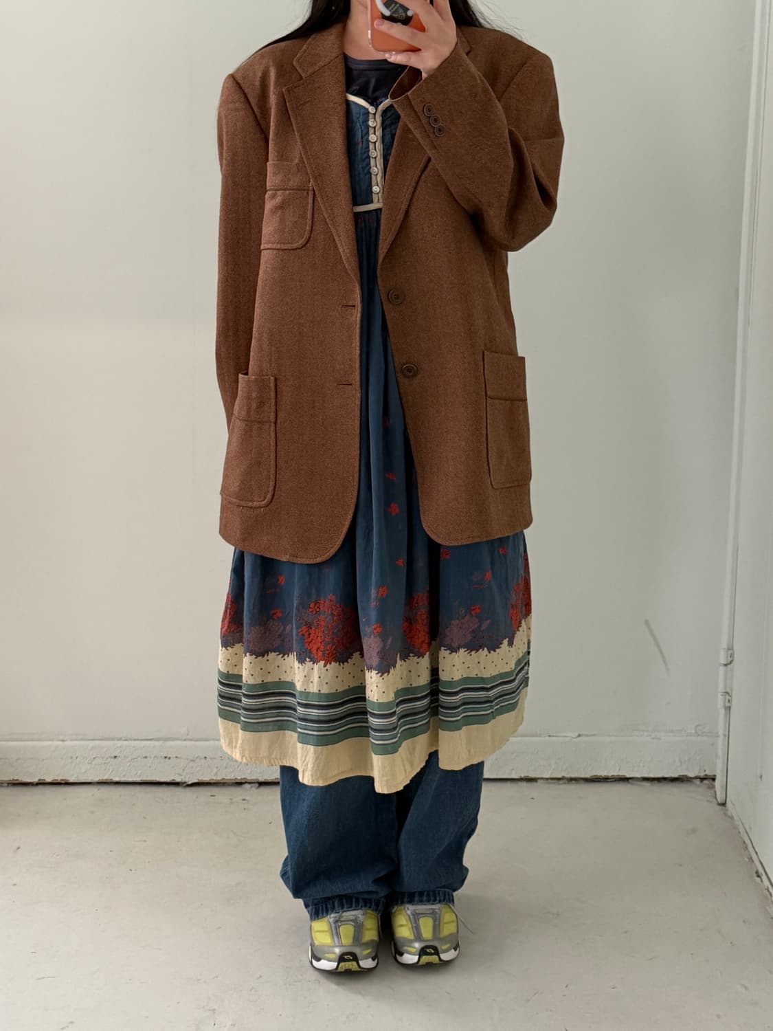 일본빈티지 브라운 자켓 상품이미지3