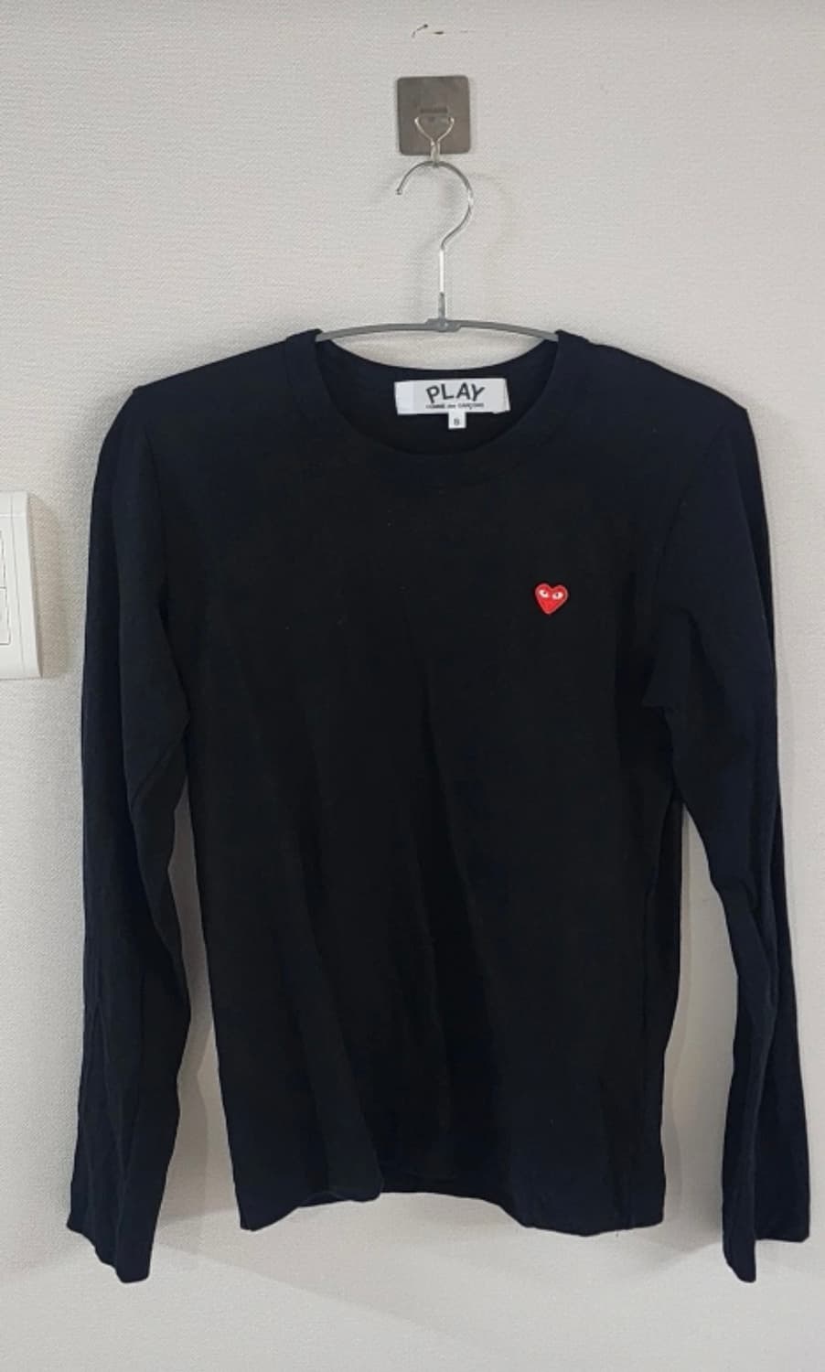 꼼데가르송 플레이 긴팔티 s 상품이미지1