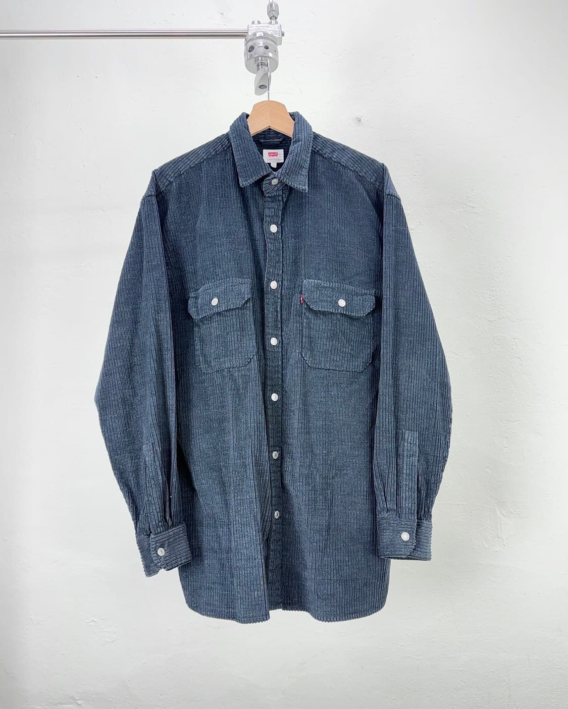 리바이스 네이비 투포켓 코듀로이 골덴 워크 셔츠 상품이미지1