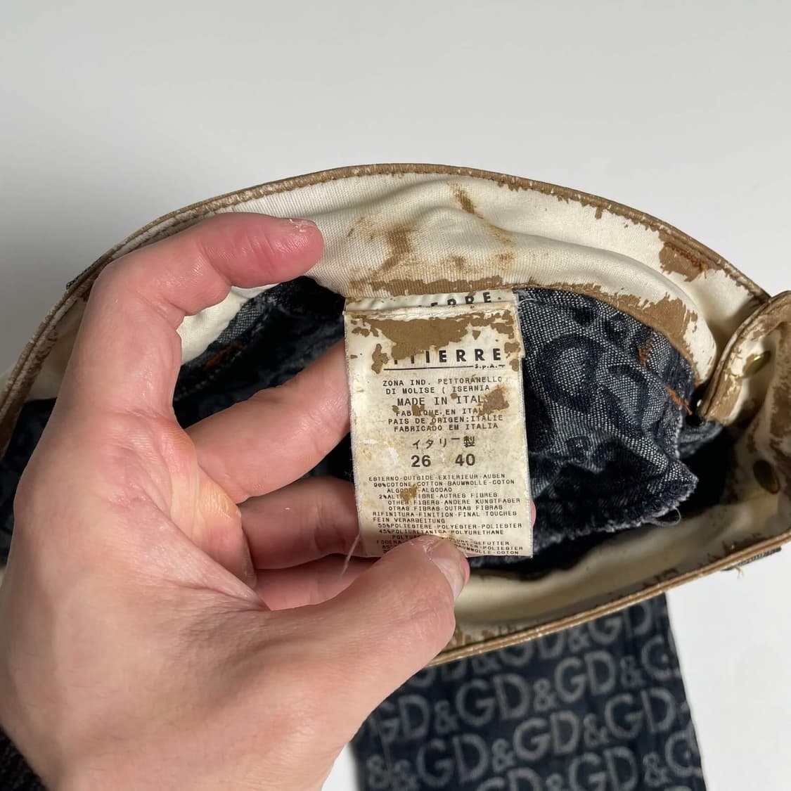 돌체앤가바나 모노그램 코튼 팬츠 (italy) 상품이미지9