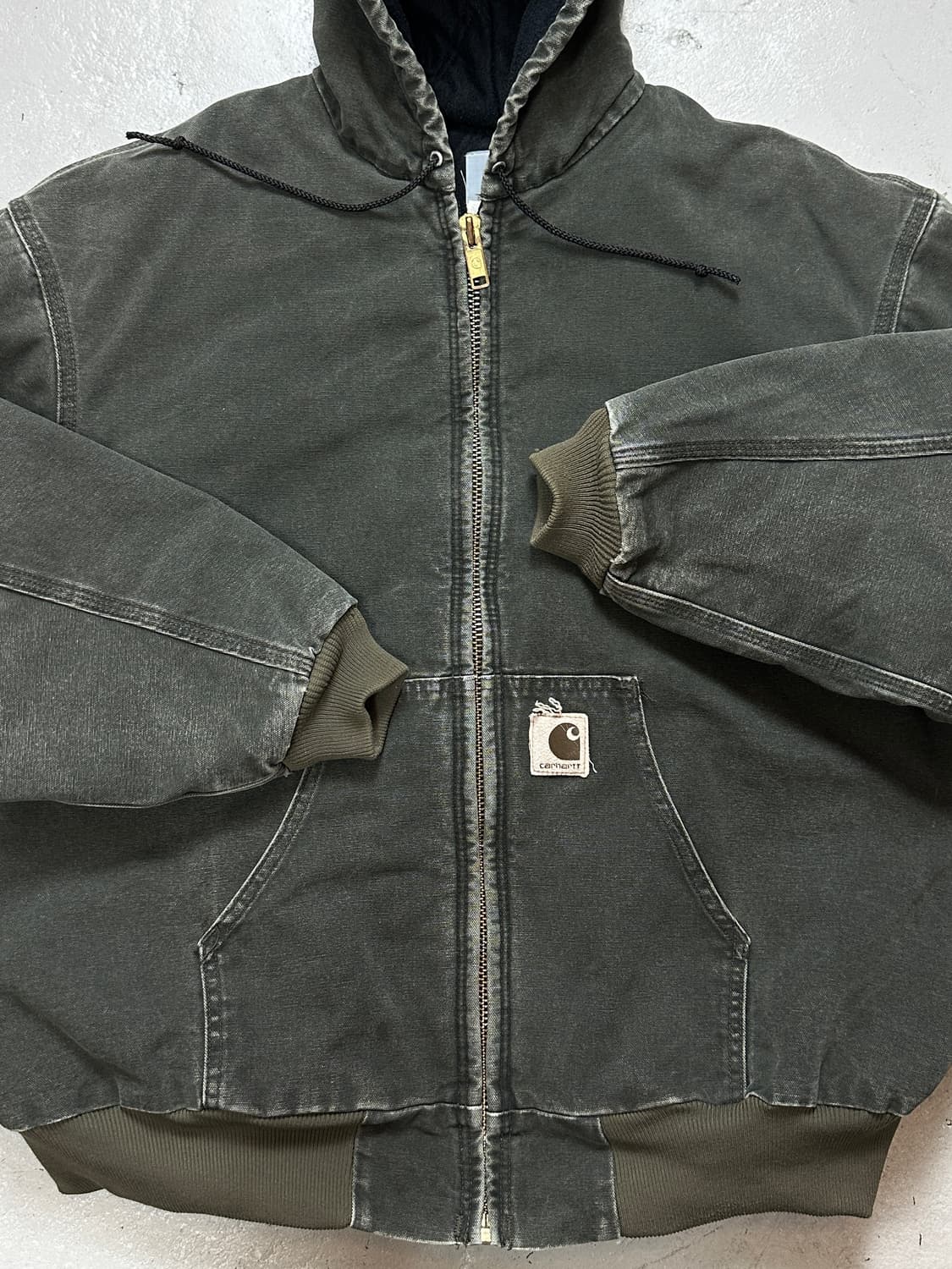 00's OG 칼하트 J68 MOS 액티브 자켓 칼하트 모스그린 J130 상품이미지8