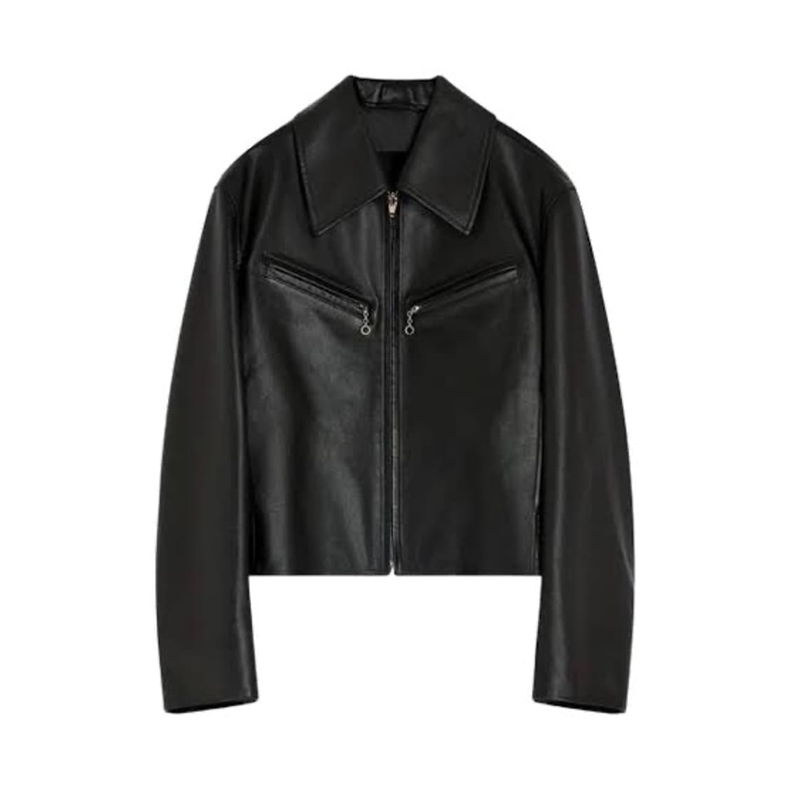 (M) 르메르 모카 레더 블루종 상품이미지1