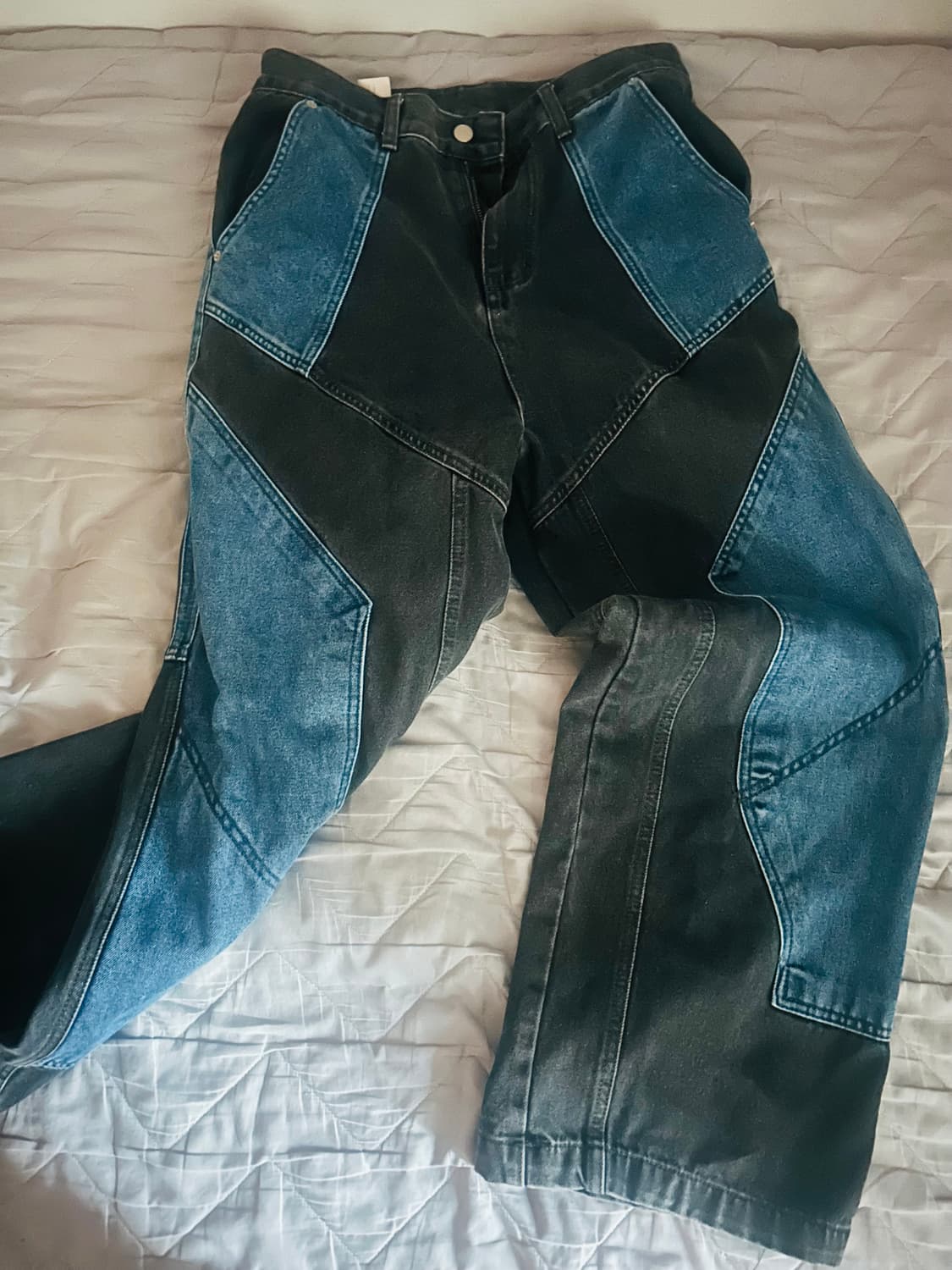 꼼파뇨 절개데님팬츠 상품이미지1