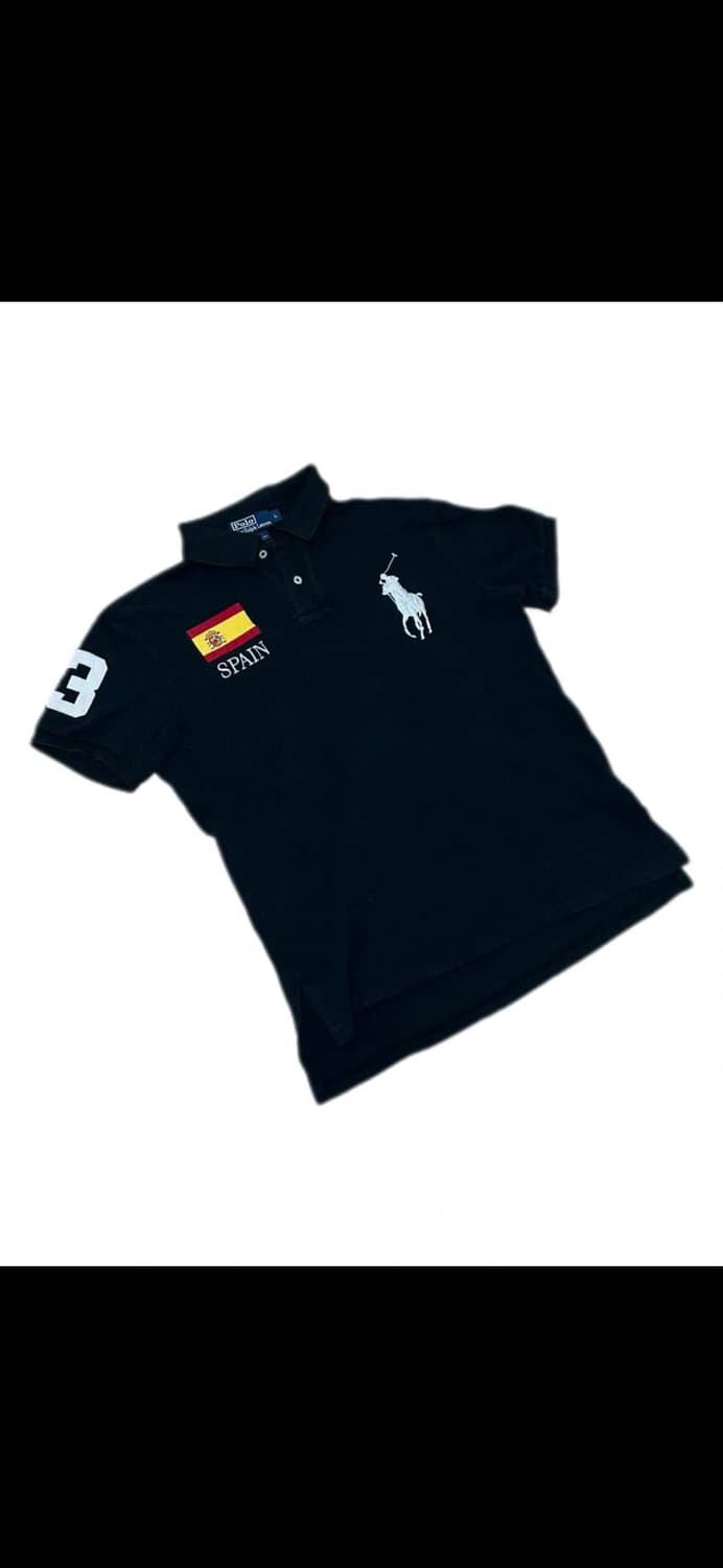 폴로 랄프로렌 블랙 빅포니 스페인 pk 카라티 L 상품이미지1