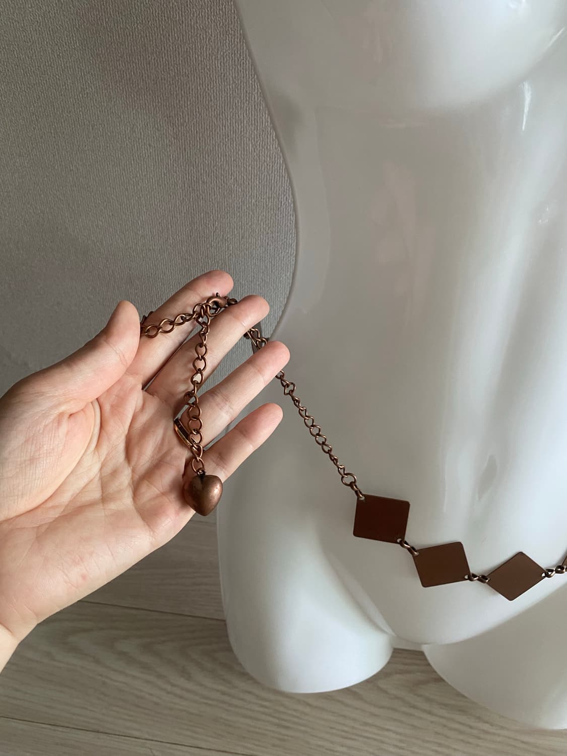 빈티지 스퀘어 사각 체인벨트 오리엔탈 보헤미안 상품이미지4