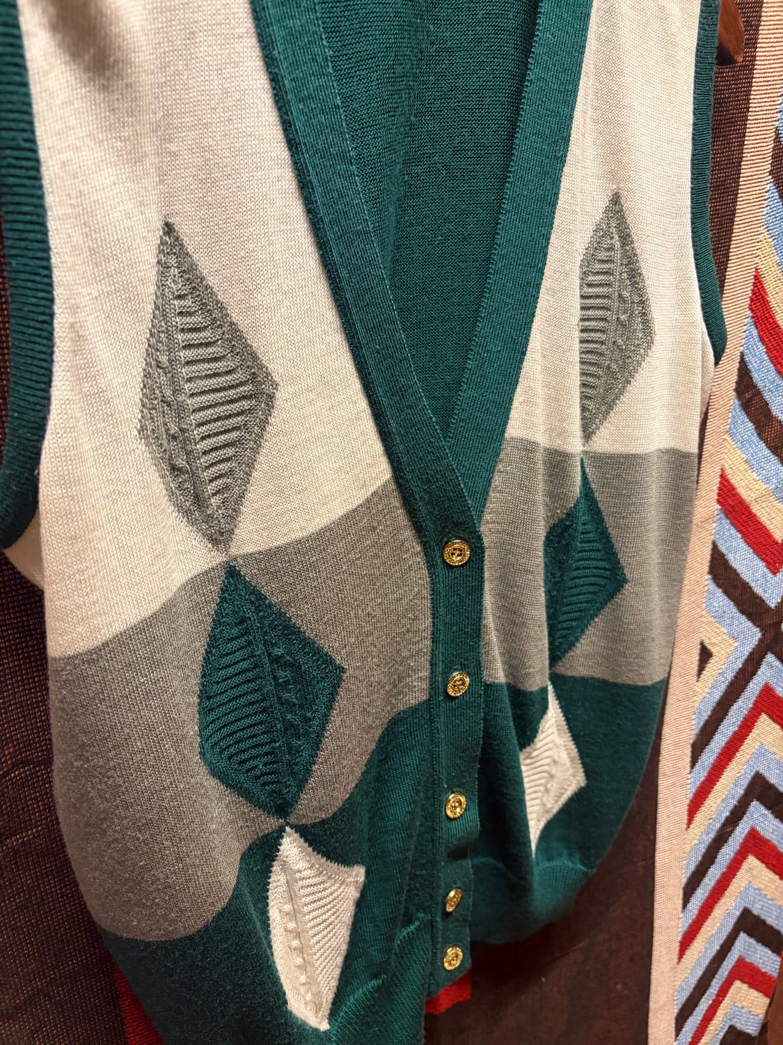 Classic agail knit vest / 아가일 니트 베스트 상품이미지2