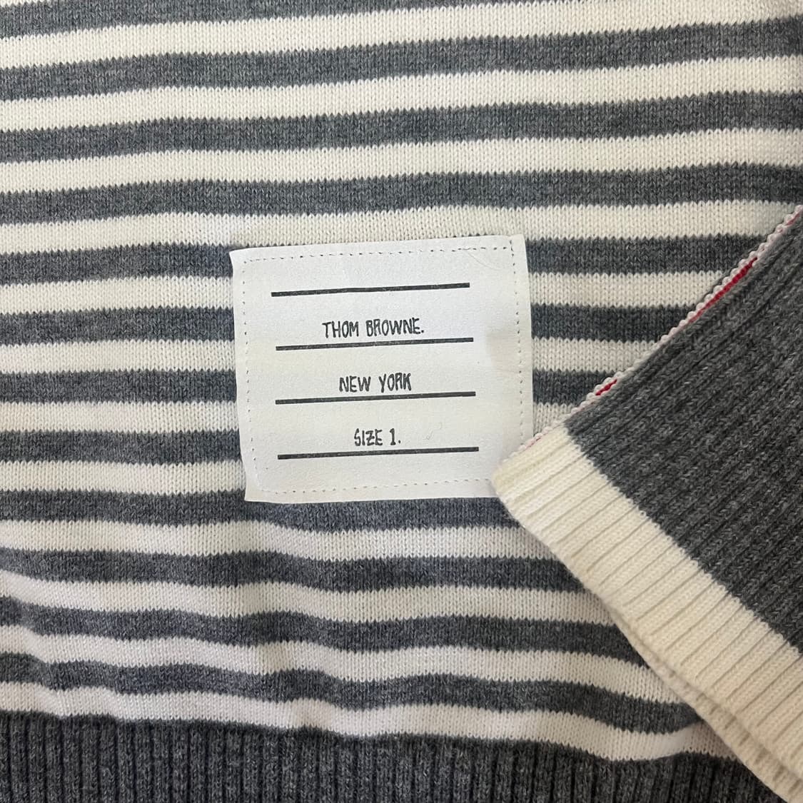 톰브라운 4선 스트라이프 풀오버 니트 Size.1 상품이미지3