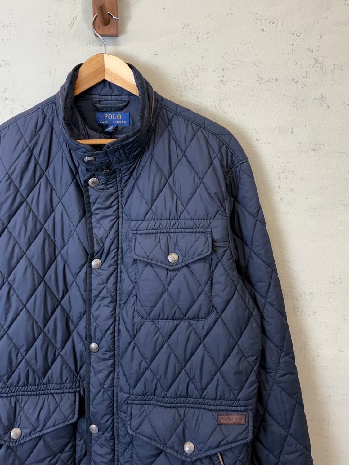 폴로랄프로렌 네이비 퀼팅 자켓 상품이미지3