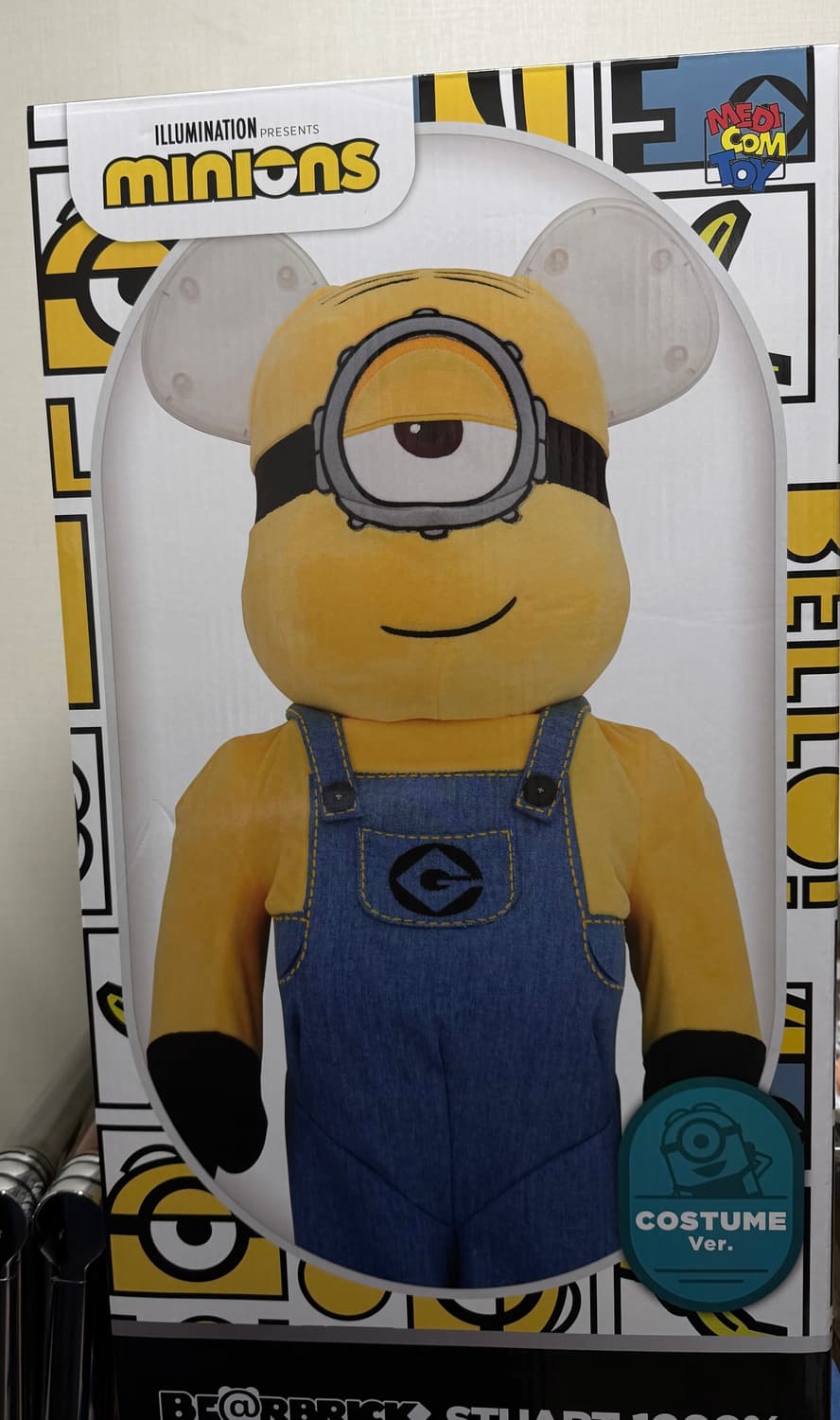 베어브릭 미니언즈 스튜어트 1000% 미개봉 새제품 상품이미지2