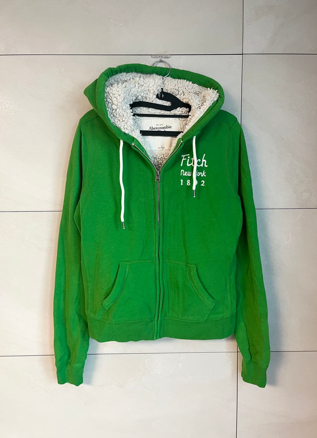 아베크롬비 양털 퍼 말차 후드집업 [L] 상품이미지1