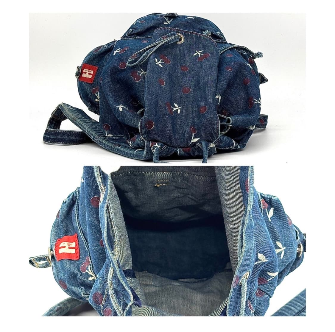 Hysteric glamour 히스테릭글래머 데님 체리 백팩 상품이미지7