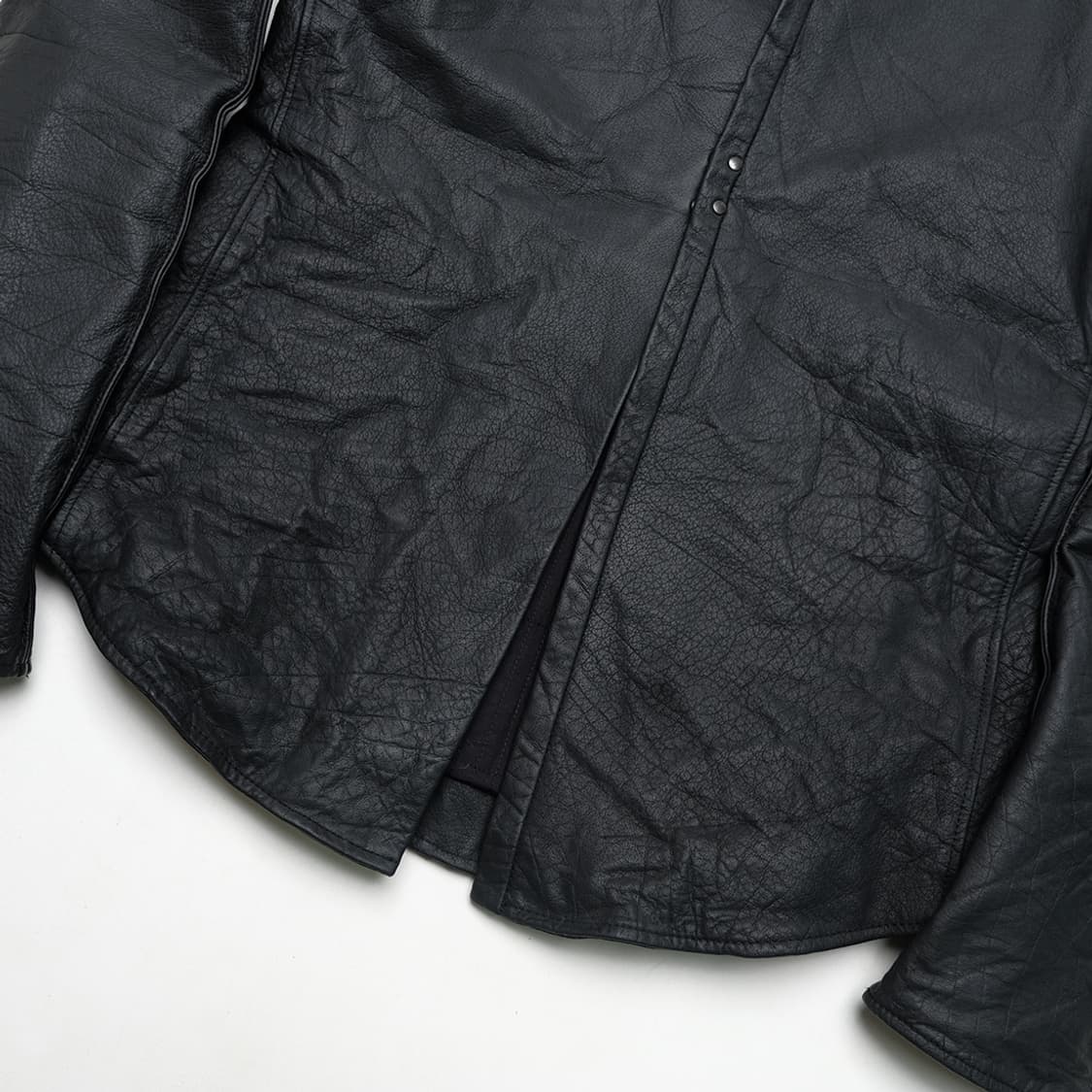 calf leather shirt jacket 상품이미지4