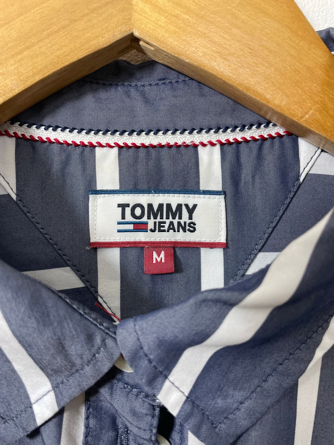 타미힐피거 스트라이프 셔츠 M - S63 상품이미지4