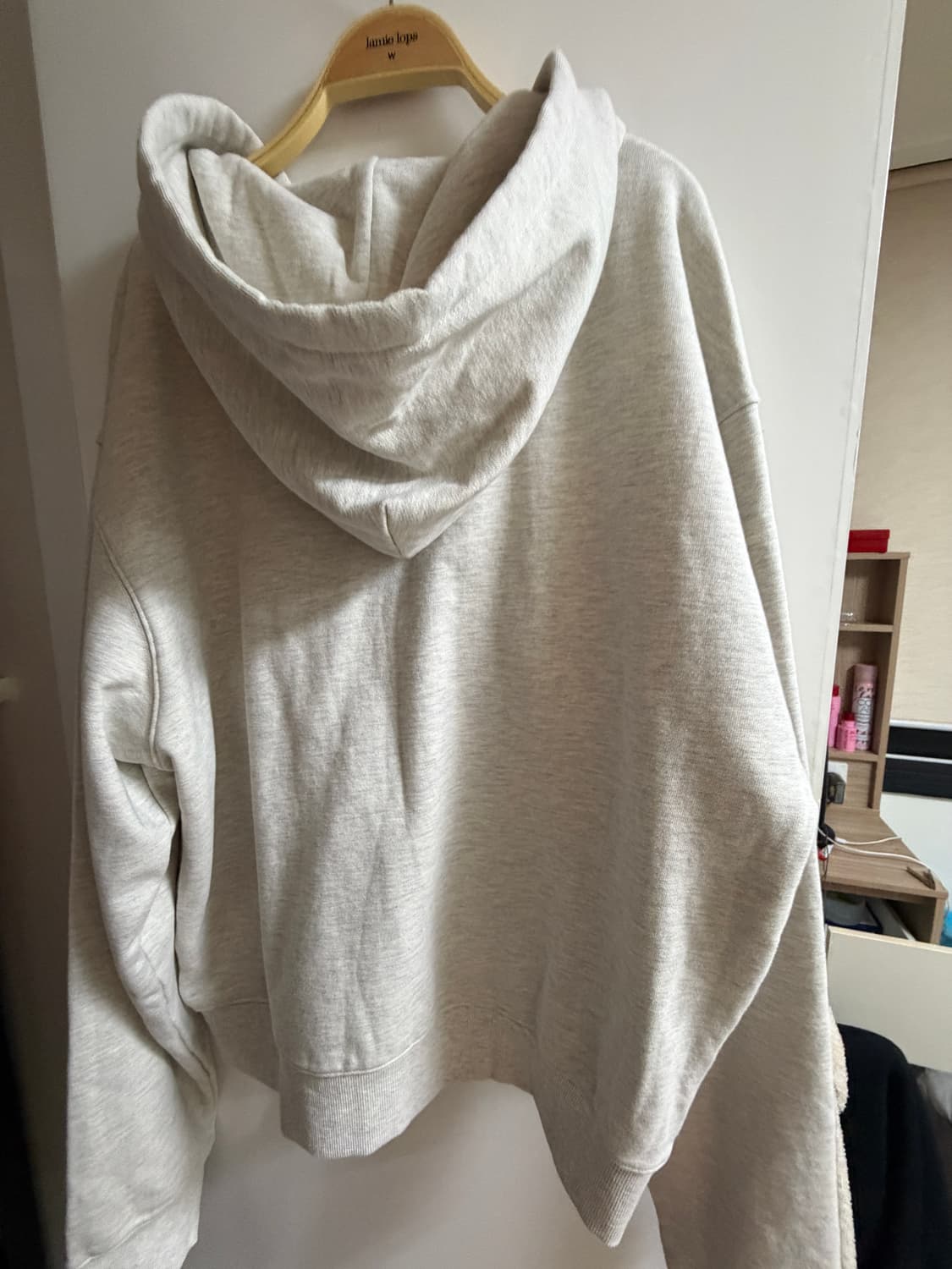 세터 후드집업 아이보리 XL 상품이미지3