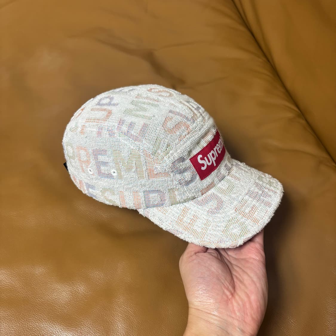 Supreme 슈프림 캠프캡 모자 (Multi Color Logo) 상품이미지3