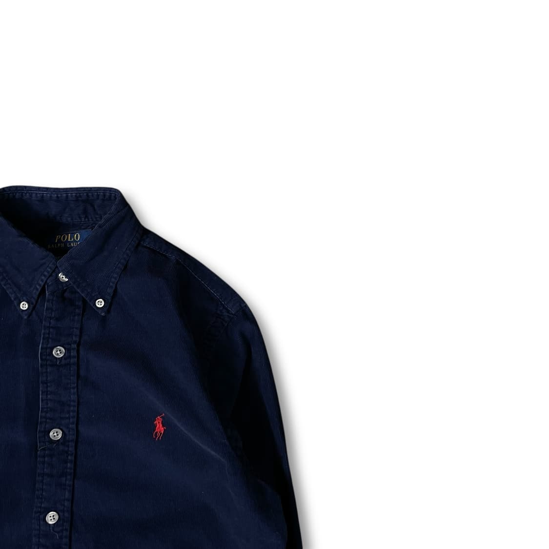 폴로랄프로렌 레드포니 네이비 코듀로이 긴팔 셔츠 클래식핏 S 상품이미지2