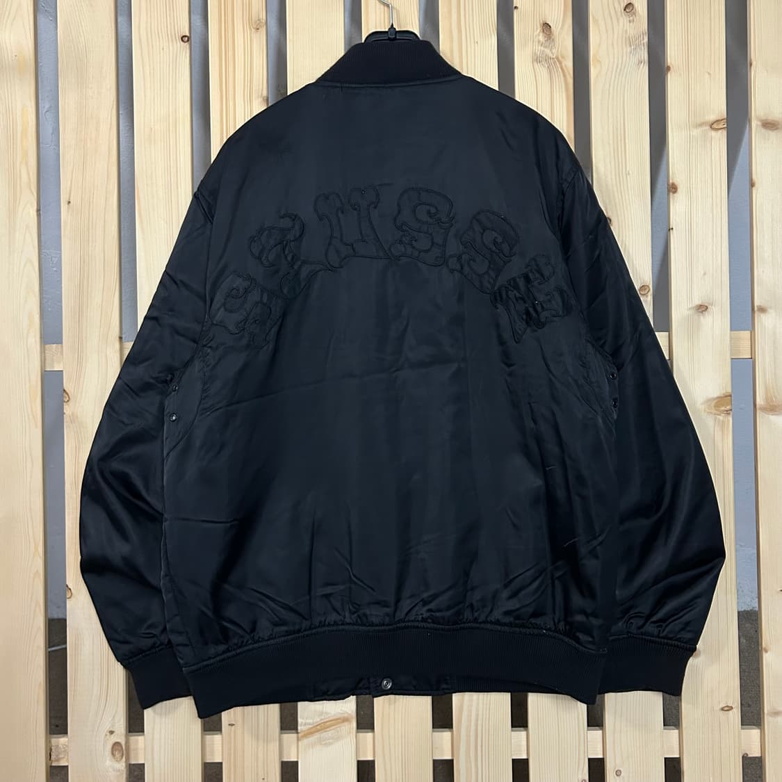 (L) 00s 스투시 스컬 쉐도우 스타디움 봄버자켓  상품이미지3