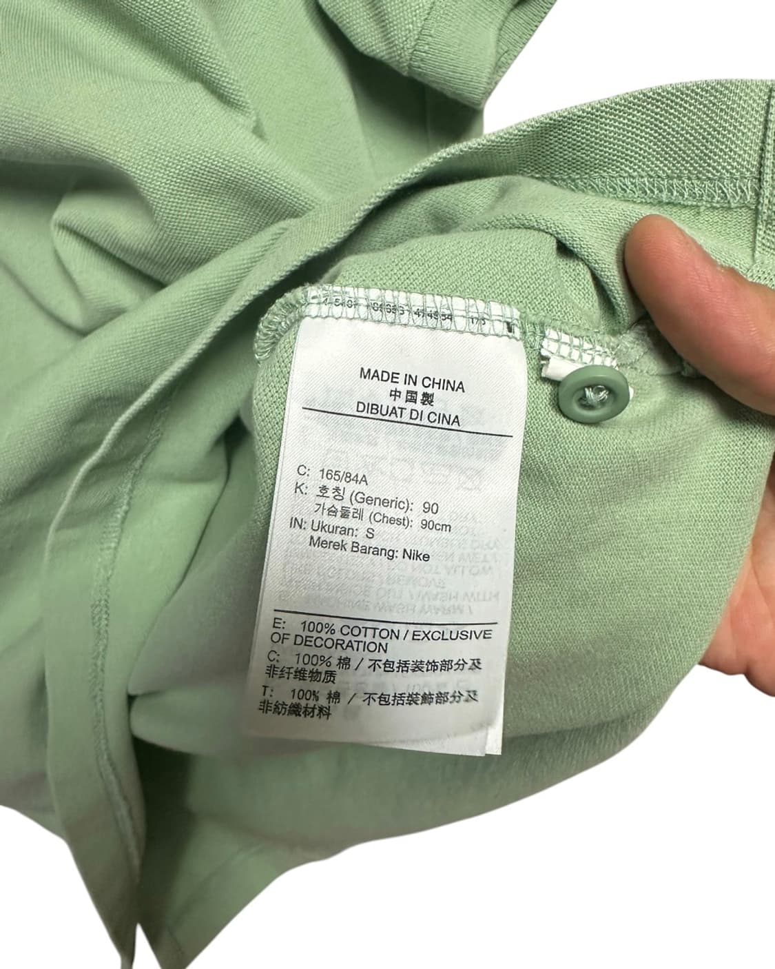 나이키(Nike) 스포츠웨어 매치업 폴로 카라 반팔 티셔츠 민트 S 상품이미지8