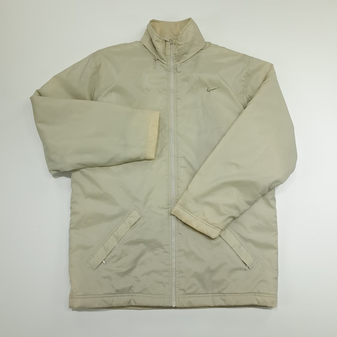 CN933 S 나이키 베이지 패딩 자켓 점퍼 상품이미지2
