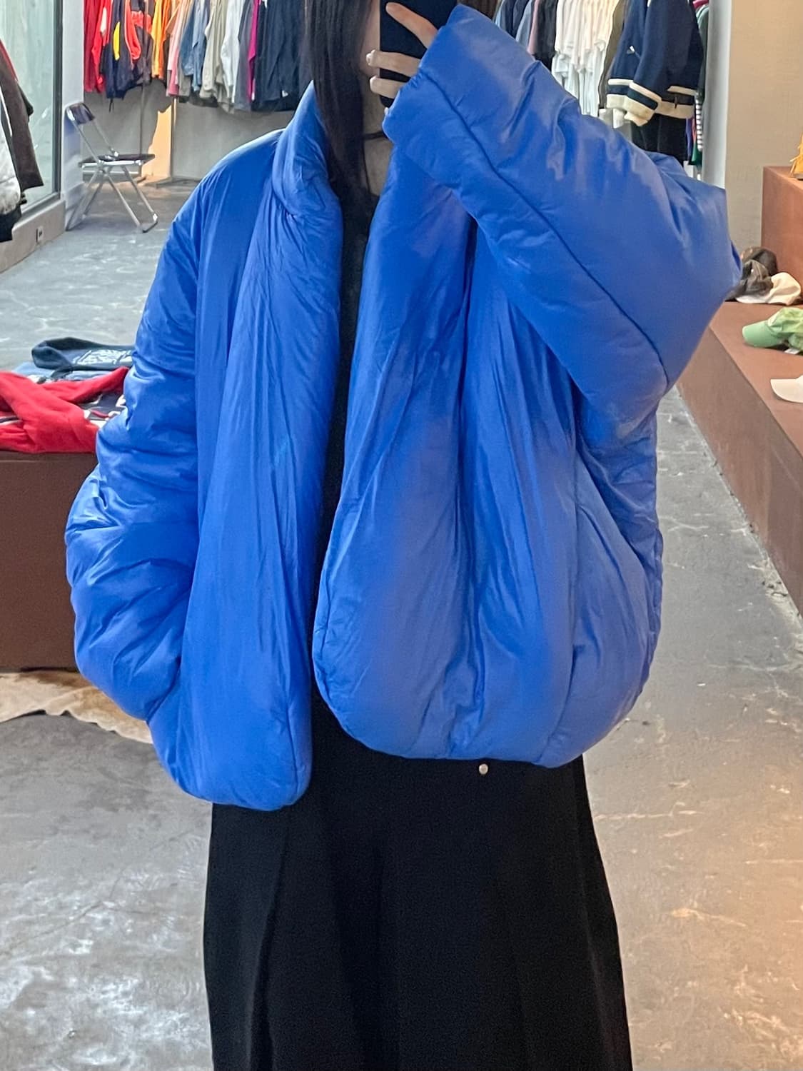 이지갭 라운드 자켓 블루 H2254 상품이미지1