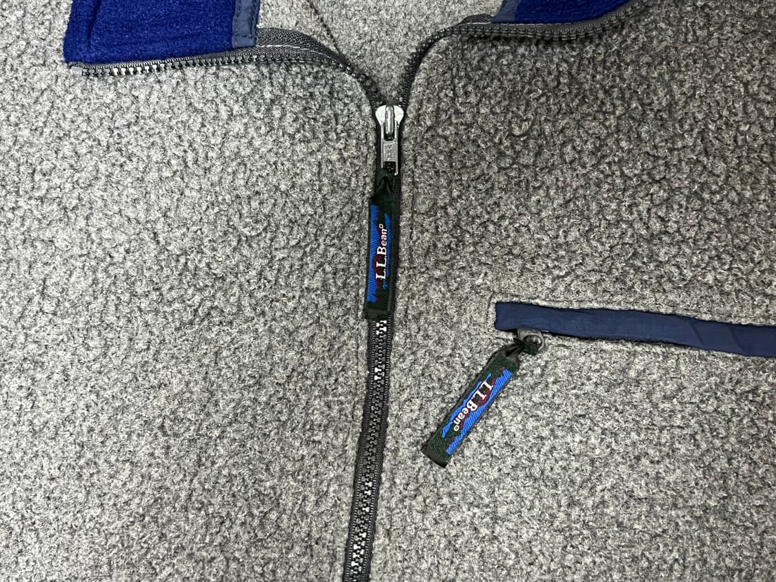 80s 엘엘빈 플리스 풀오버 그레이 M~L 상품이미지4