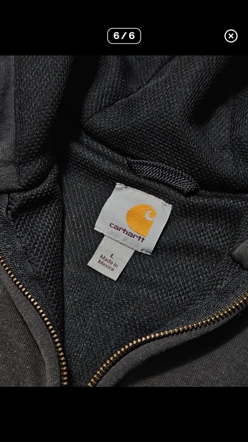 칼하트 하드페이딩 써멀 와플 후드 L 상품이미지6