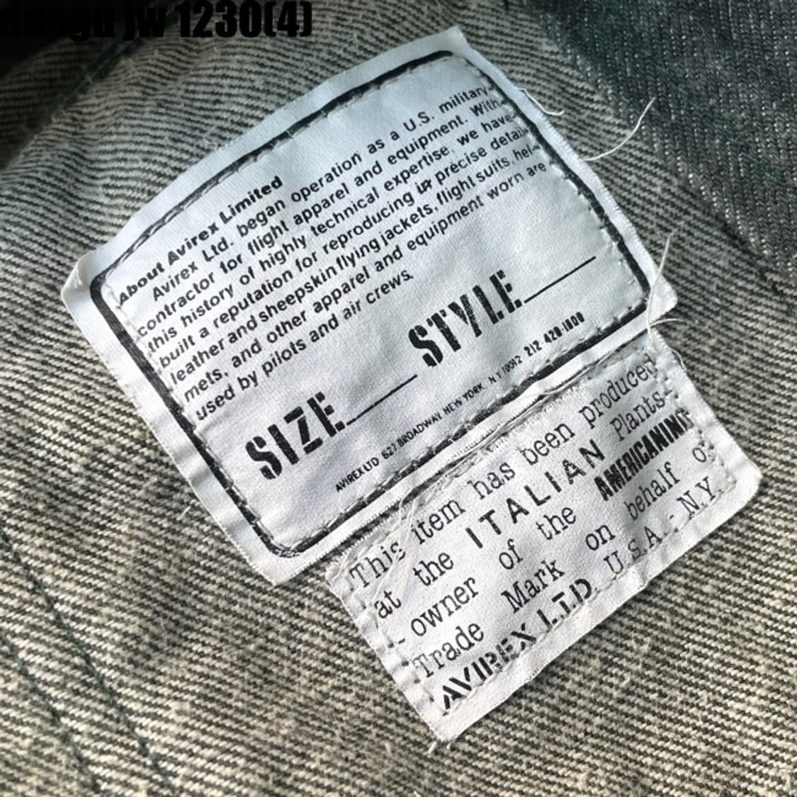 아비렉스 면자켓 상품이미지5