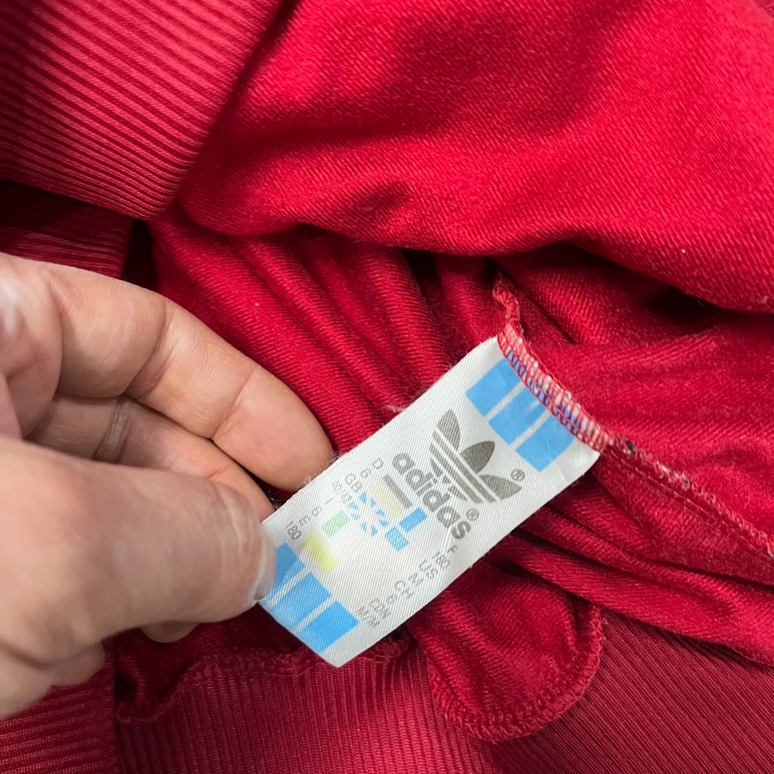 올드스쿨 아디다스 버건디 파이어버드 져지 상품이미지5