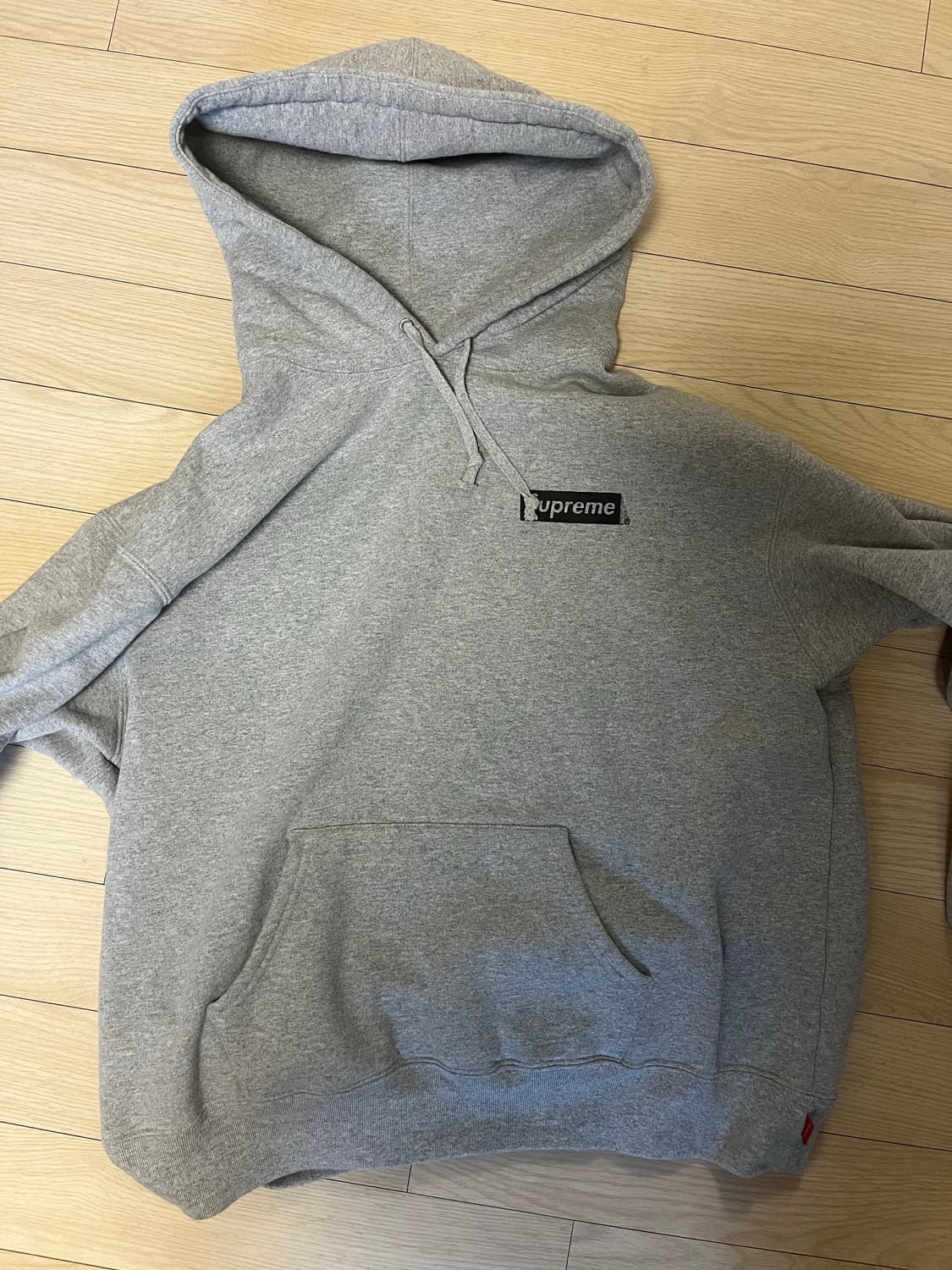 (L) 슈프림 캣우먼 후드티 헤더 그레이 상품이미지4