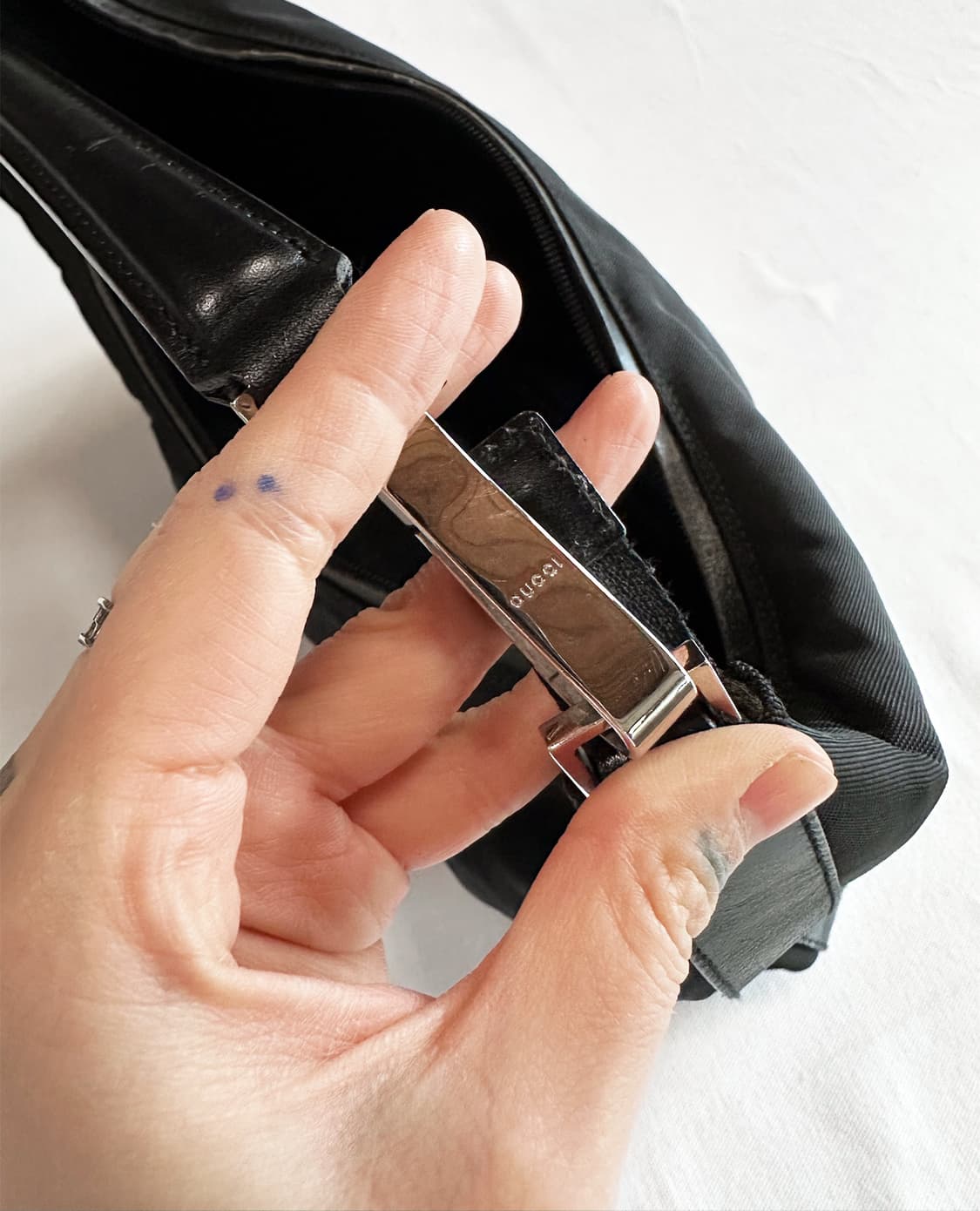 GUCCI one-shoulder nylon bag 상품이미지8