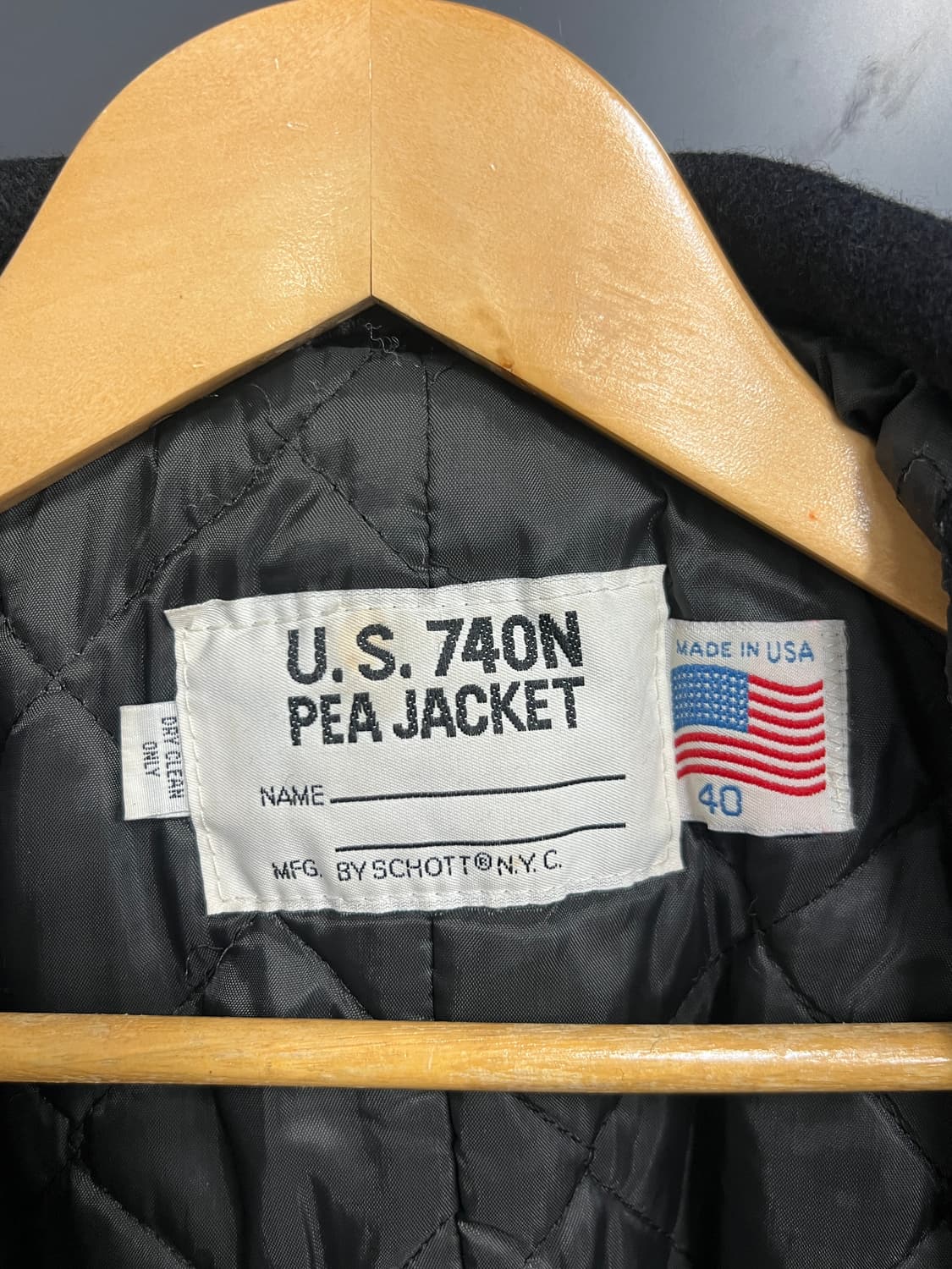 Schott USA 쇼트 오리지널 740N 더블 피코트 상품이미지5