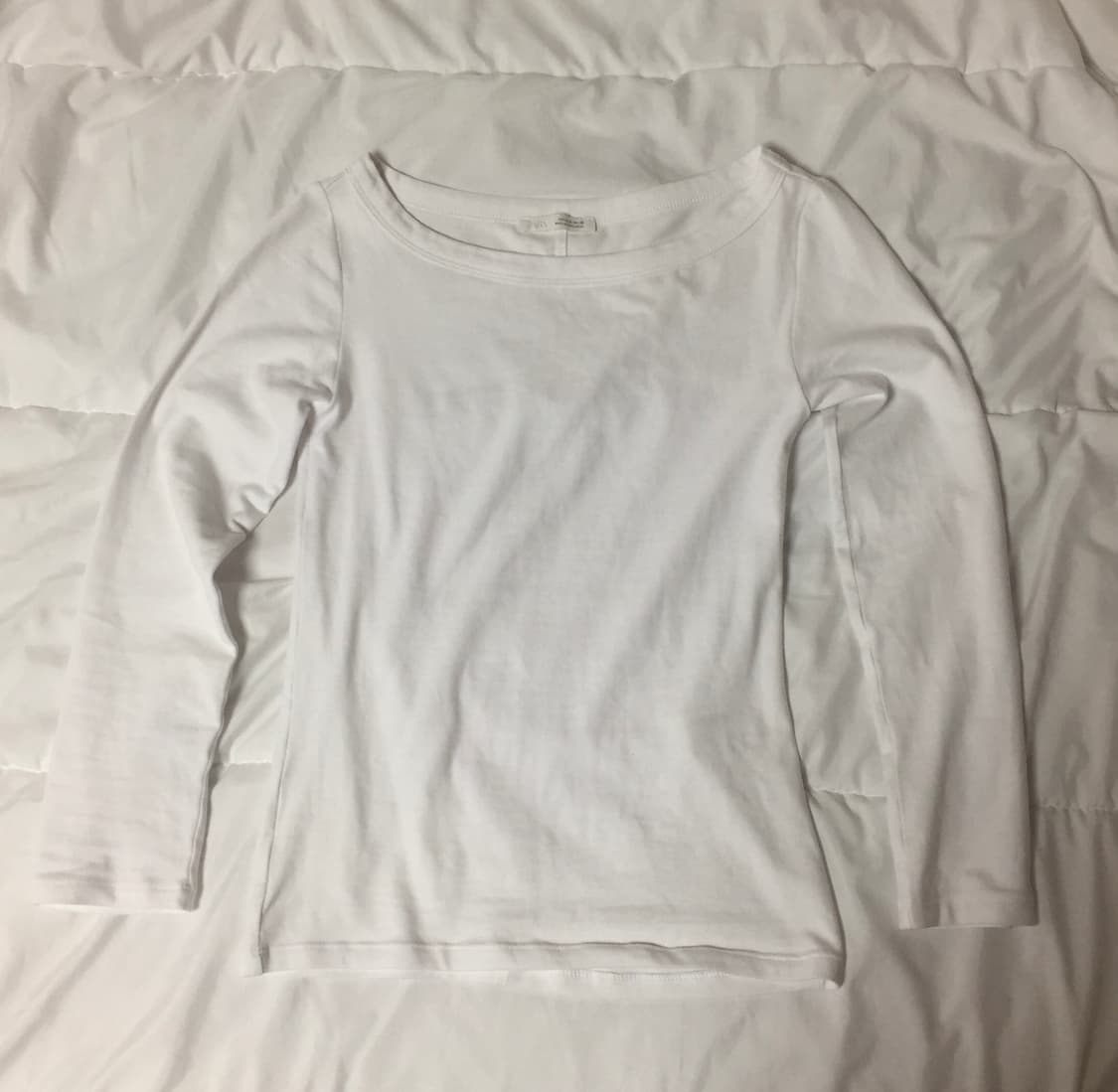 자라 7부 티셔츠 슬리브 긴팔 티셔츠 상품이미지2