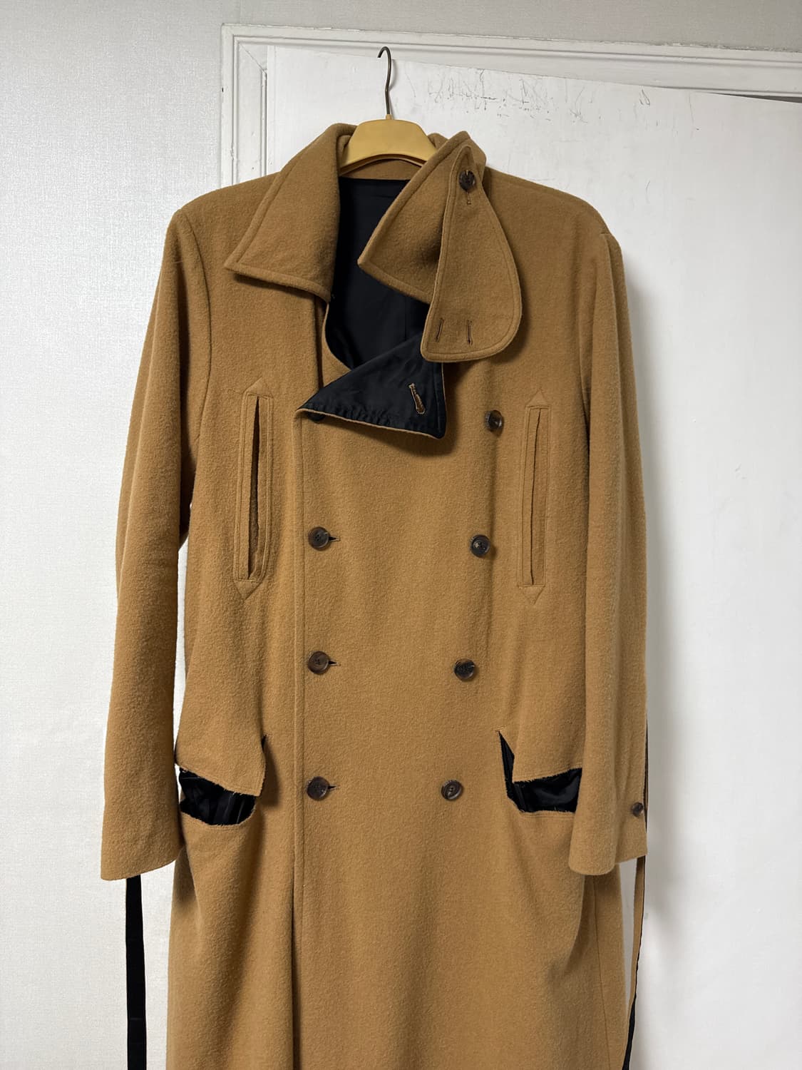 Bed J.W. Ford  2017 FW 더블 브레스트 넥커프  롱 코트 상품이미지3