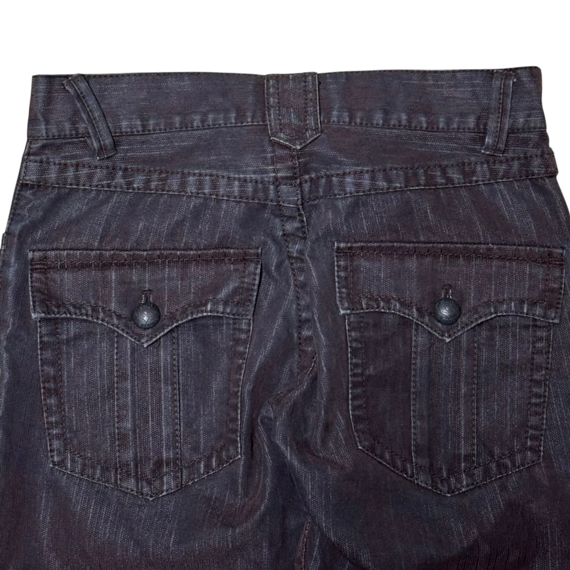 JUN MEN 브라운 스트라이프 락시크 데님 팬츠 상품이미지7