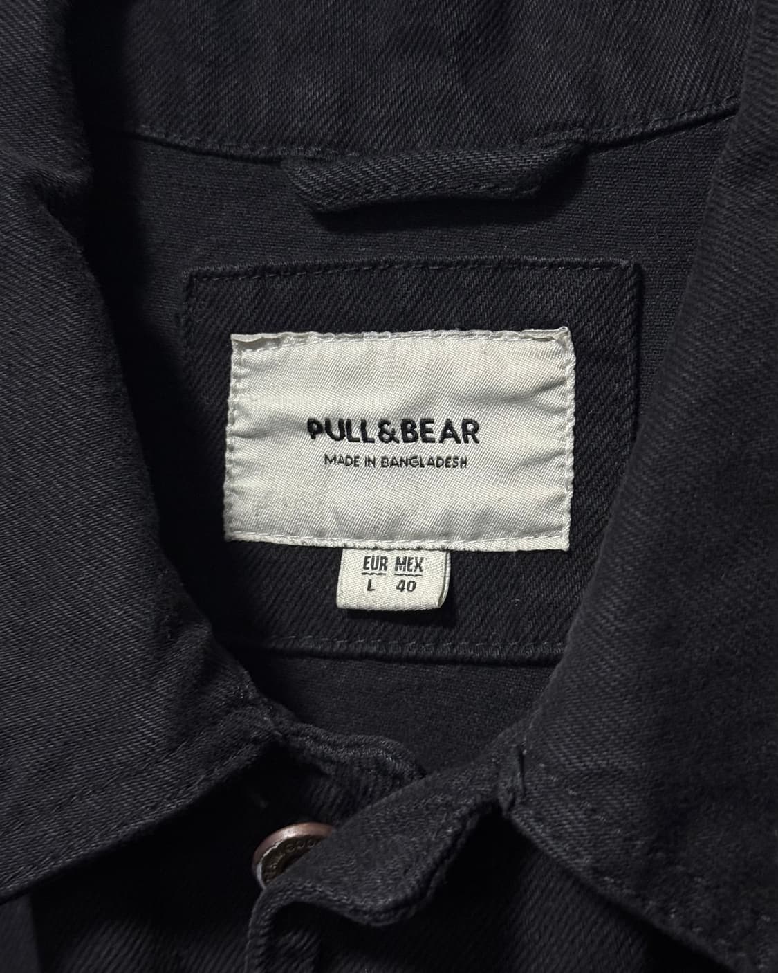 풀앤베어 한야 도깨비 사무라이 블랙 데님 트러커 워크 자켓 일본 100 상품이미지9