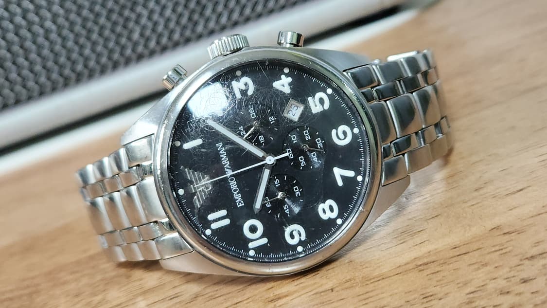 # 엠포리오 알마니 X-LARGE AR0508 크로노 남성명품시계 급처 상품이미지4