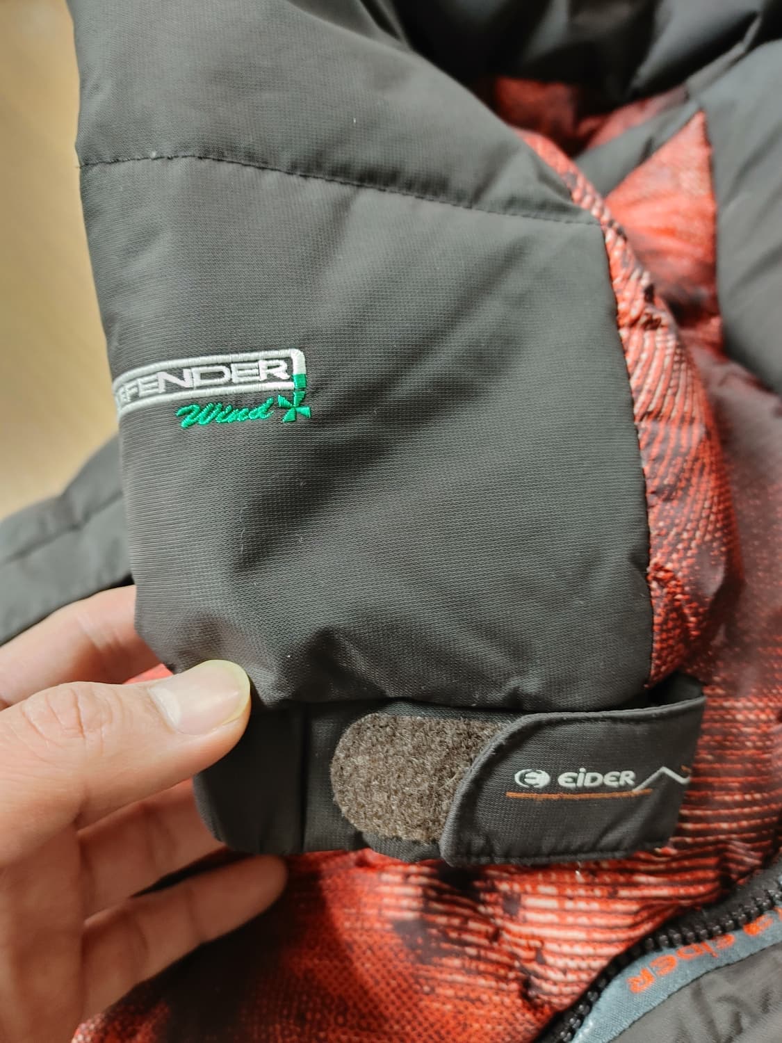 EiDER 아이더 거위털 우나수 후드패딩 상품이미지5