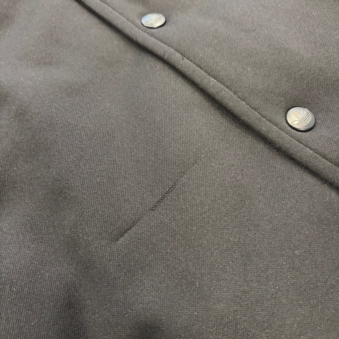 [M] 아디다스 블랙 빅로고 스타디움 자켓 D494 상품이미지4