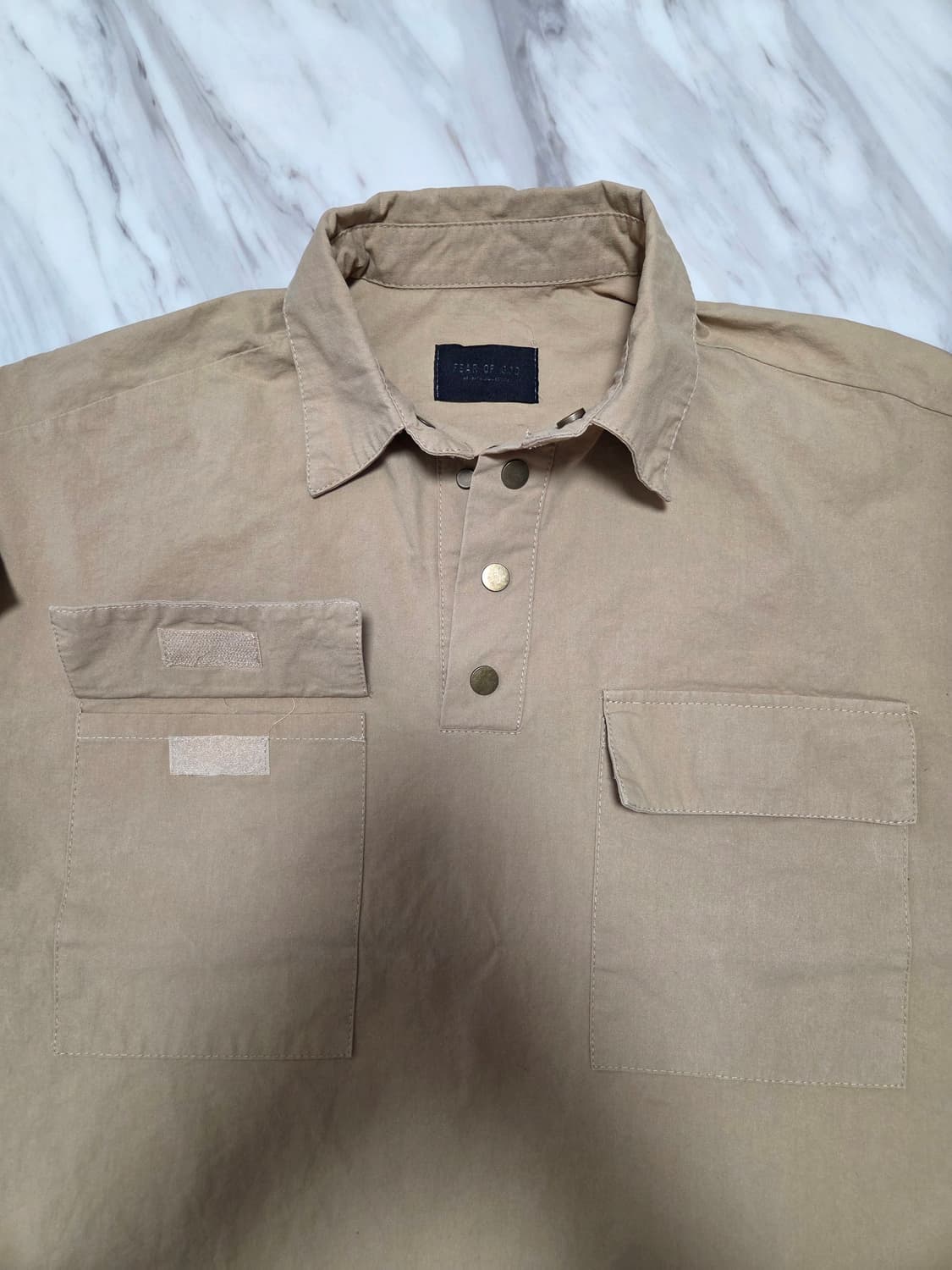 피어오브갓 밀리터리 캔버스 셔츠 상품이미지5