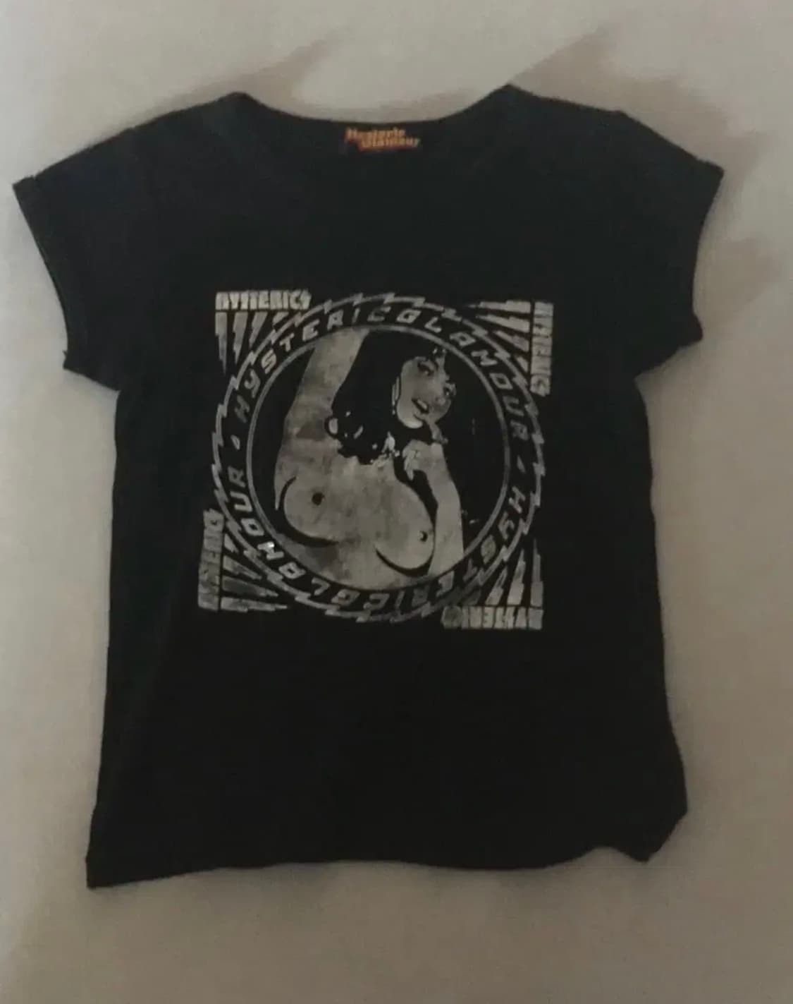히스테릭클래머 히글 아카이브 블랙 반팔 티셔츠 갸루 오네 펑크 와투케 상품이미지1