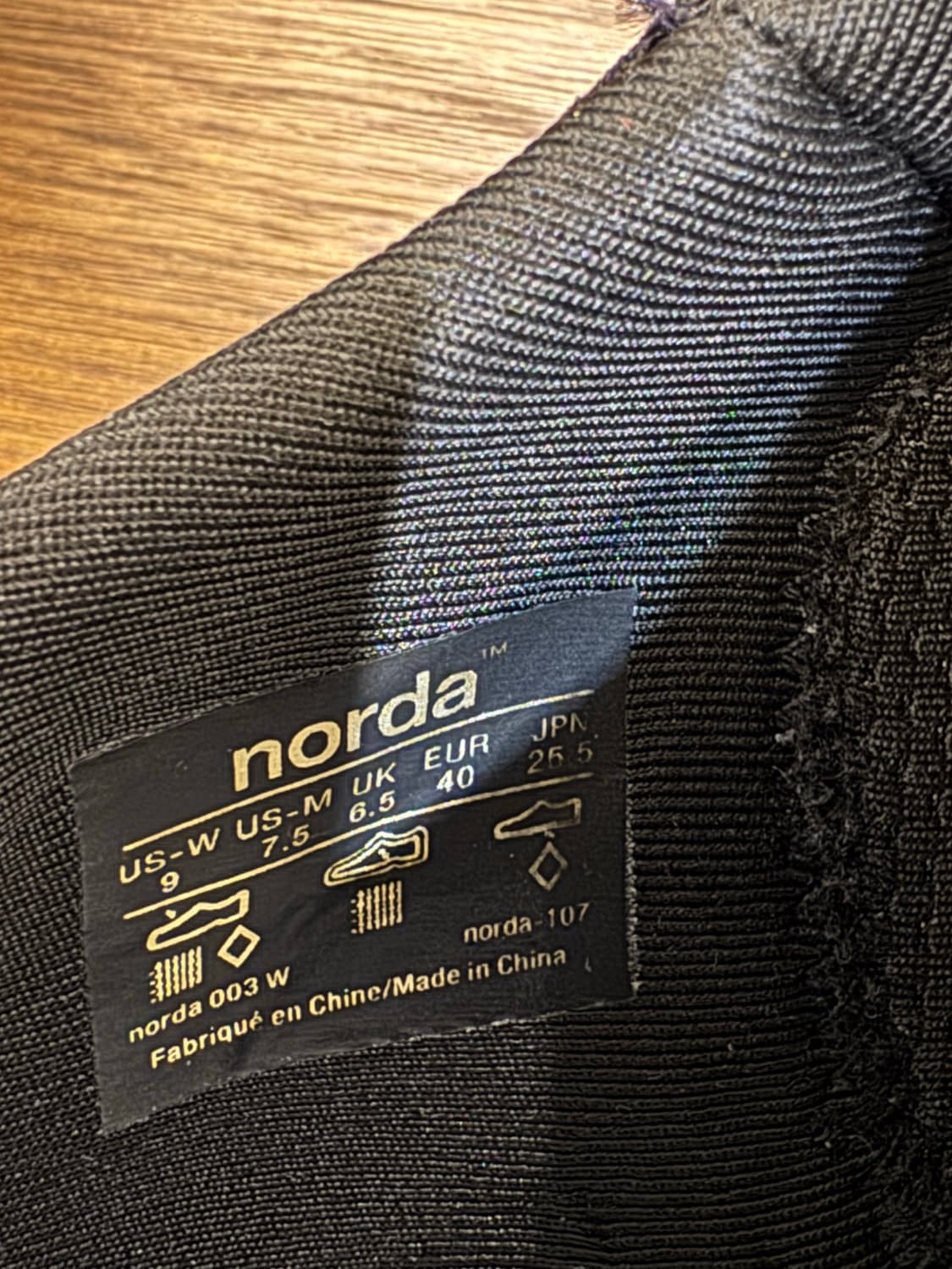 [W9][JP25.5] W NORDA 노다 003 블랙 상품이미지9