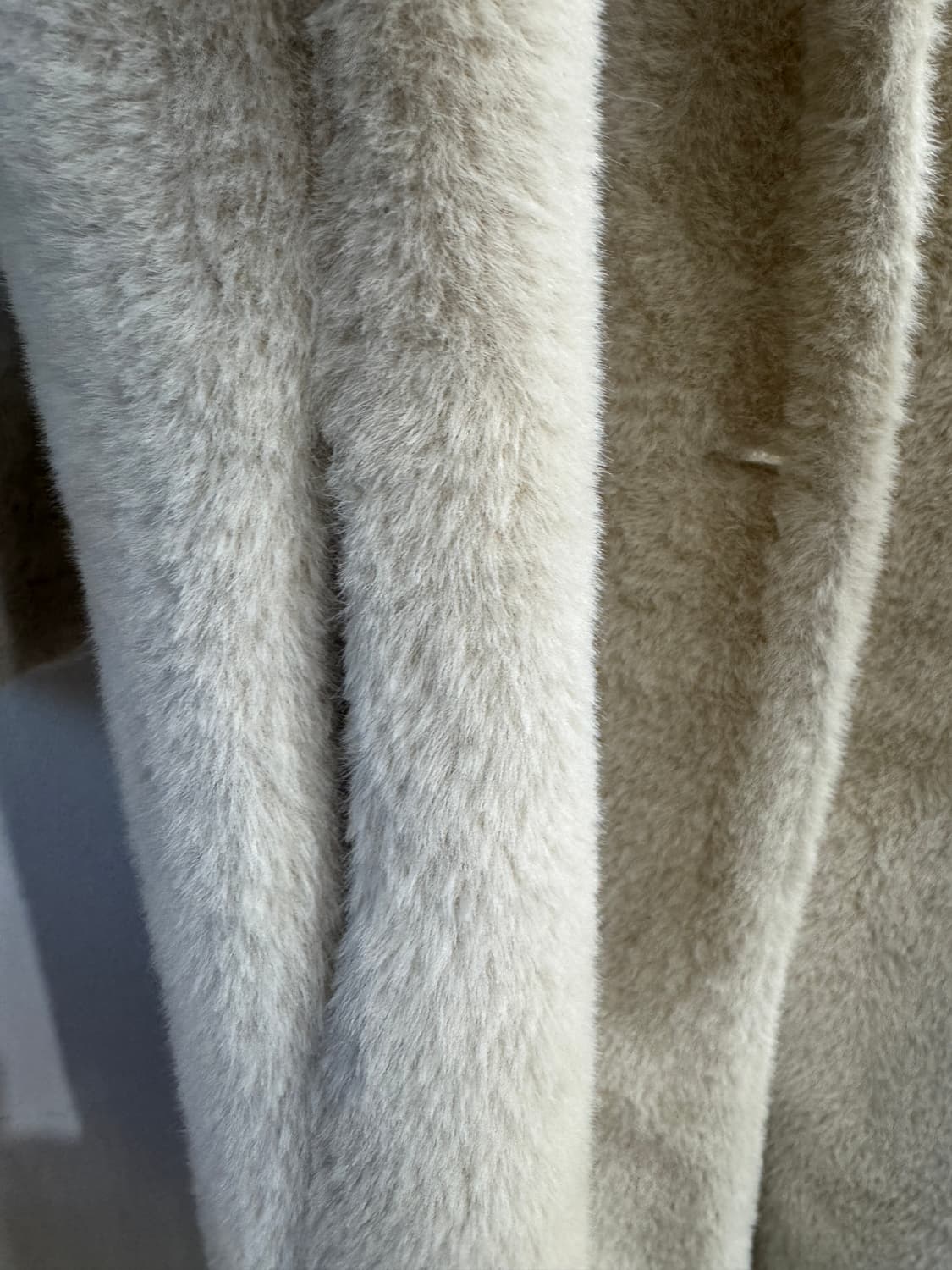 vintage 페이크퍼 더블 롱코트 상품이미지5