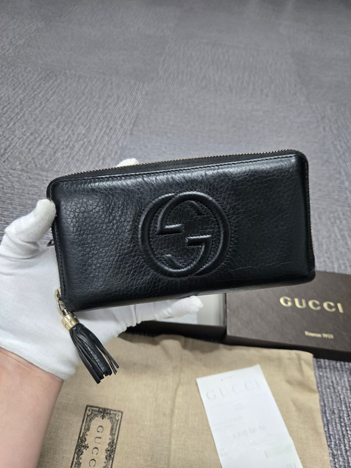 [특가][정품] 구찌 소호 장지갑 상품이미지1