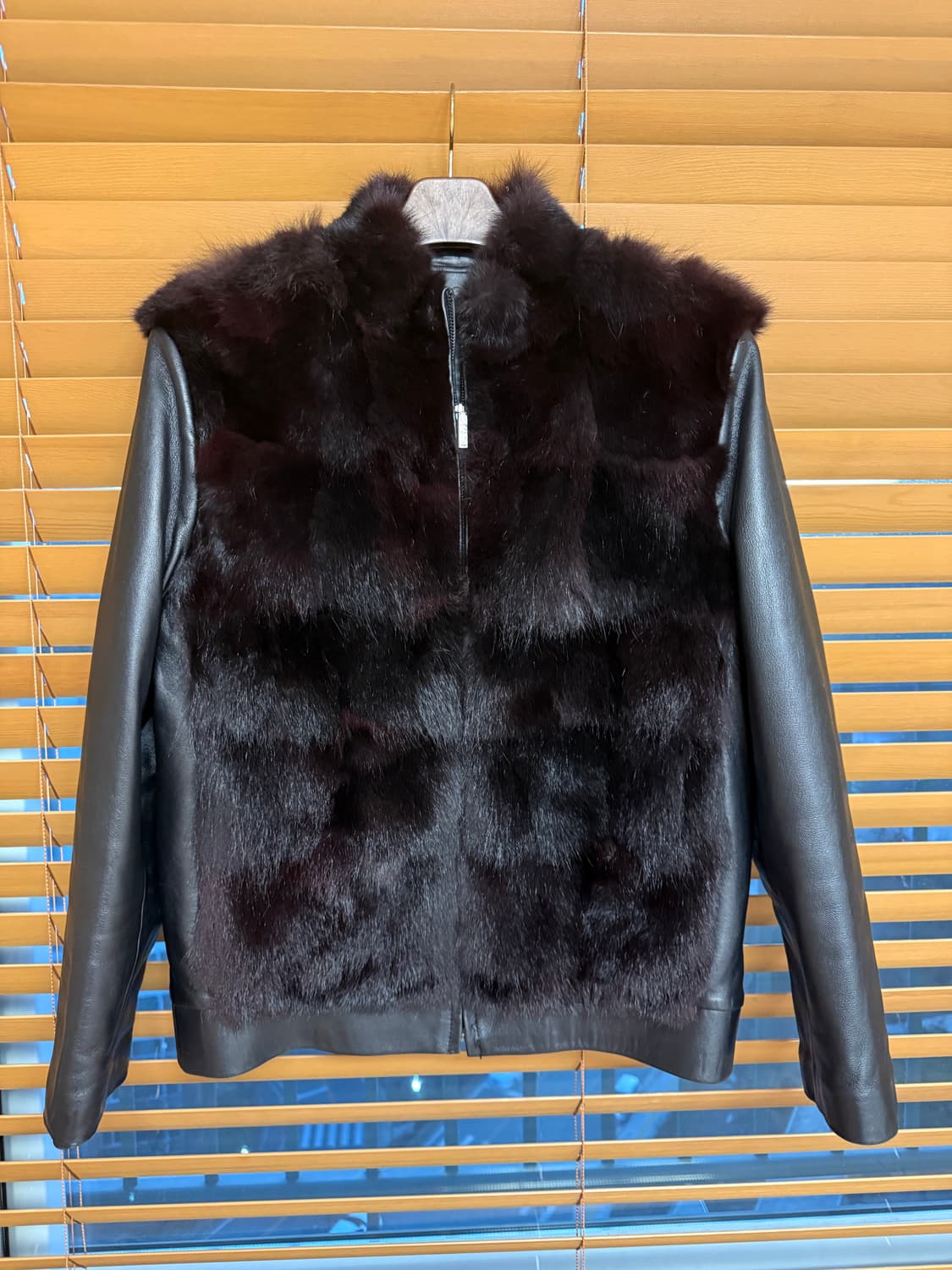 남성 BON 양가죽 코요테털 자켓 95-100 거의 새상품급 상품이미지1