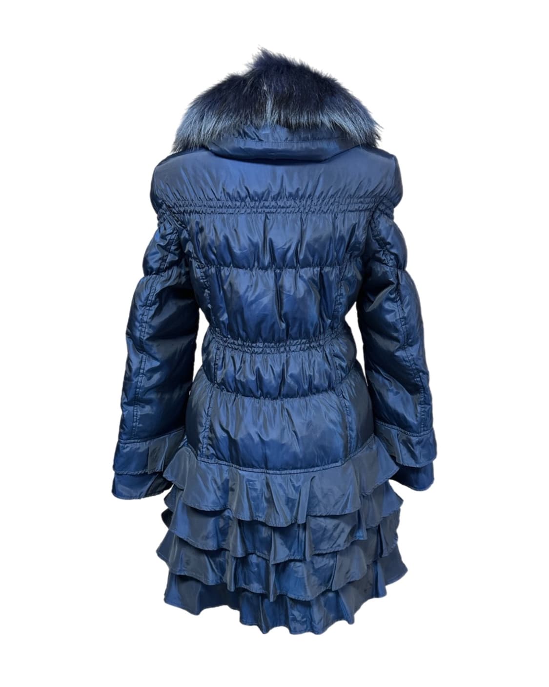 BROTHER OF ZHAO 폭스퍼카라 다운 롱패딩 상품이미지2