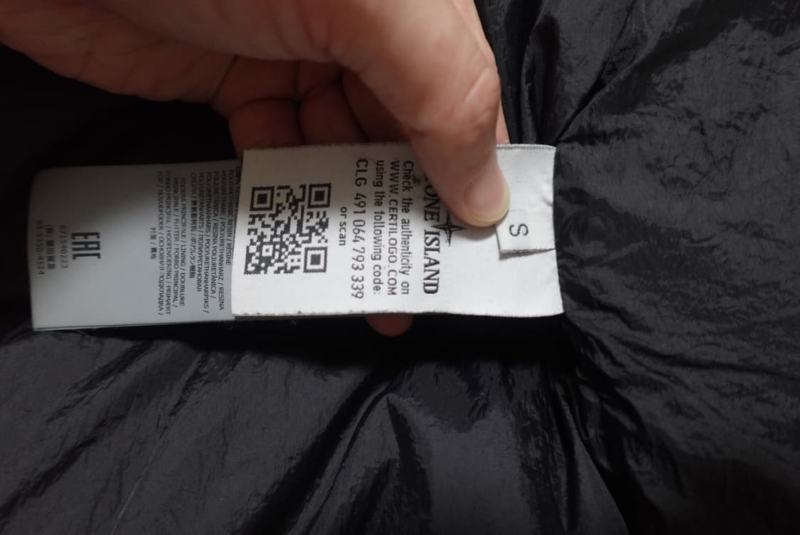 스톤아일랜드 크링클랩스 패딩 네이비 S 상품이미지8