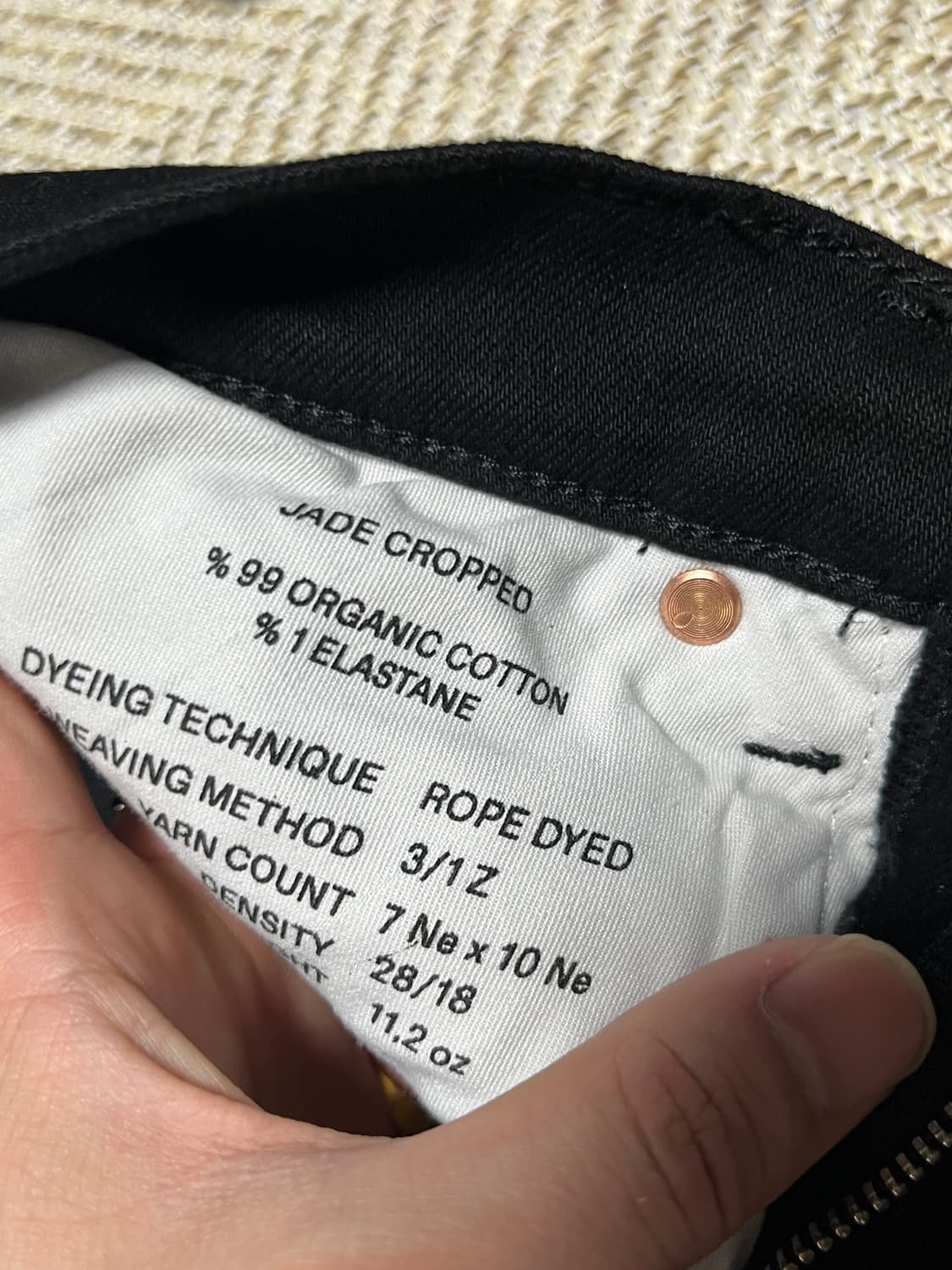 새상품 아르켓 코튼 크롭 배기핏 팬츠 25 상품이미지7