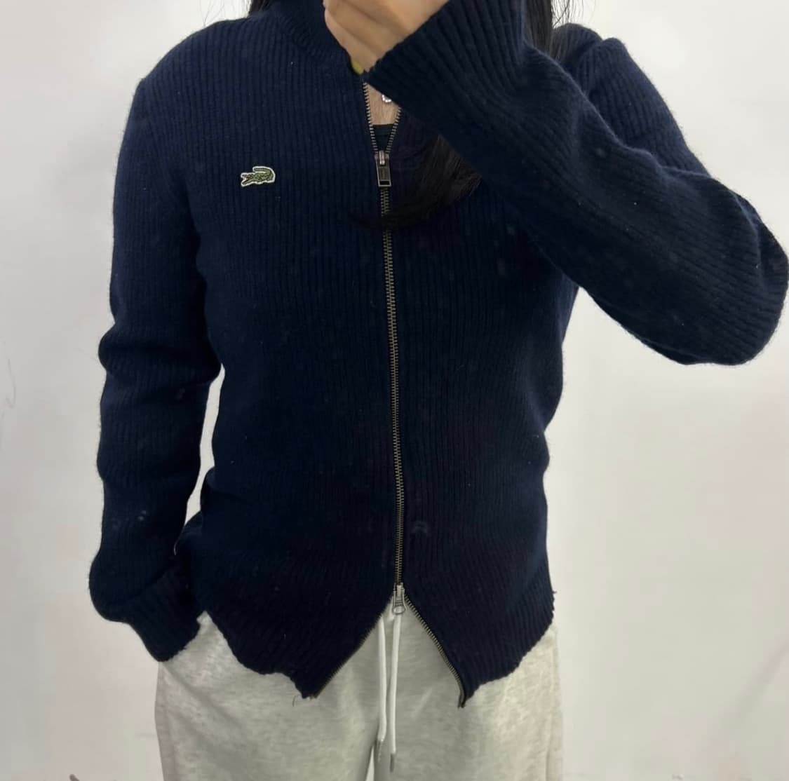 라코스테 투웨이 니트집업 상품이미지2