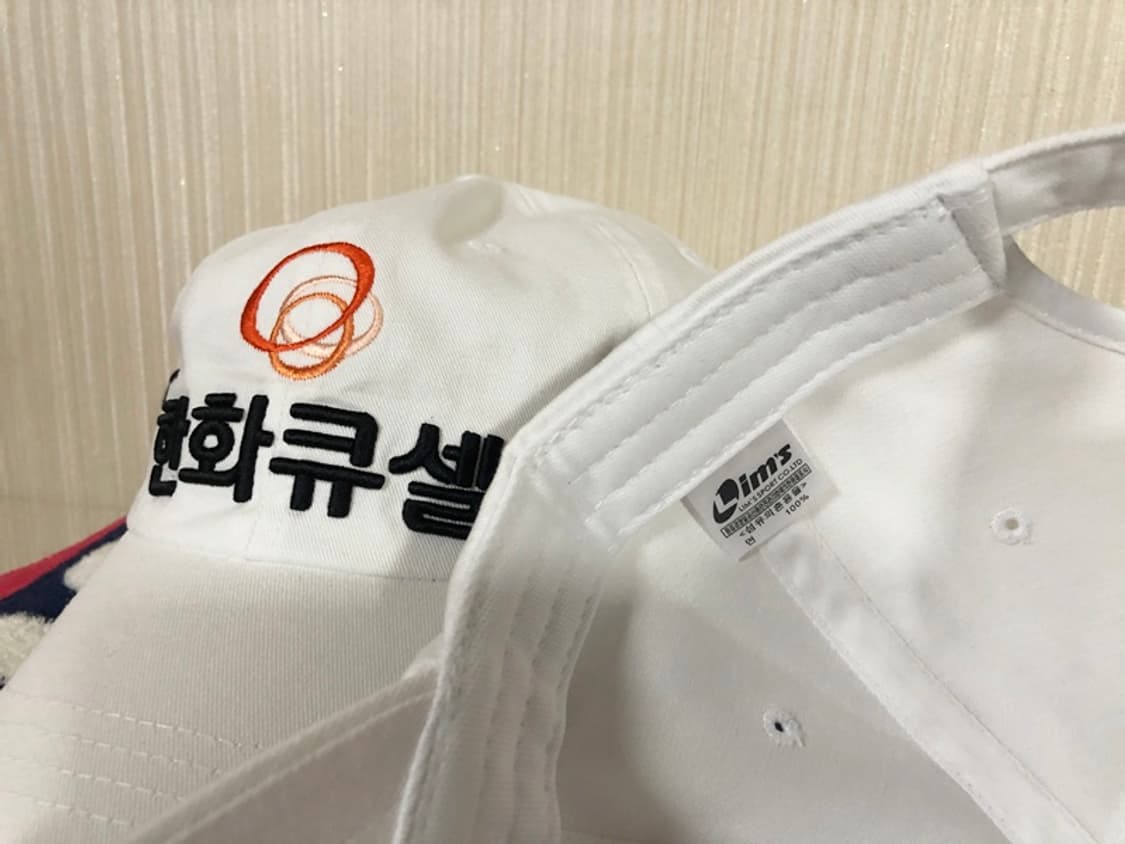 미즈노 한화큐셀골프단 프로골퍼 모자/캡(화이트) 상품이미지9