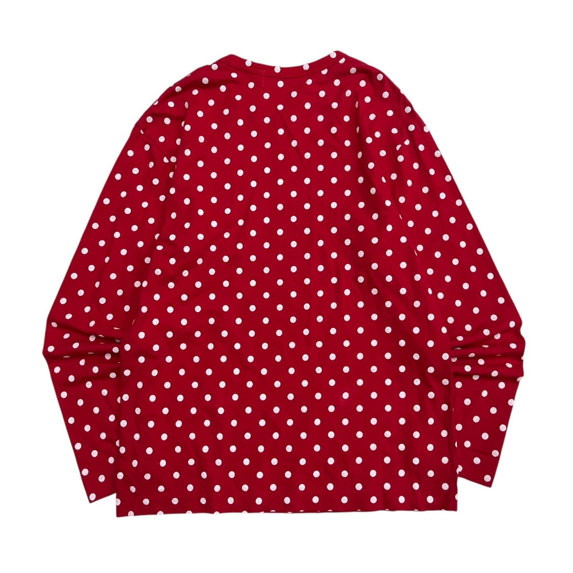 꼼데가르송 하트와펜 레드 도트 롱슬리브 L 상품이미지3